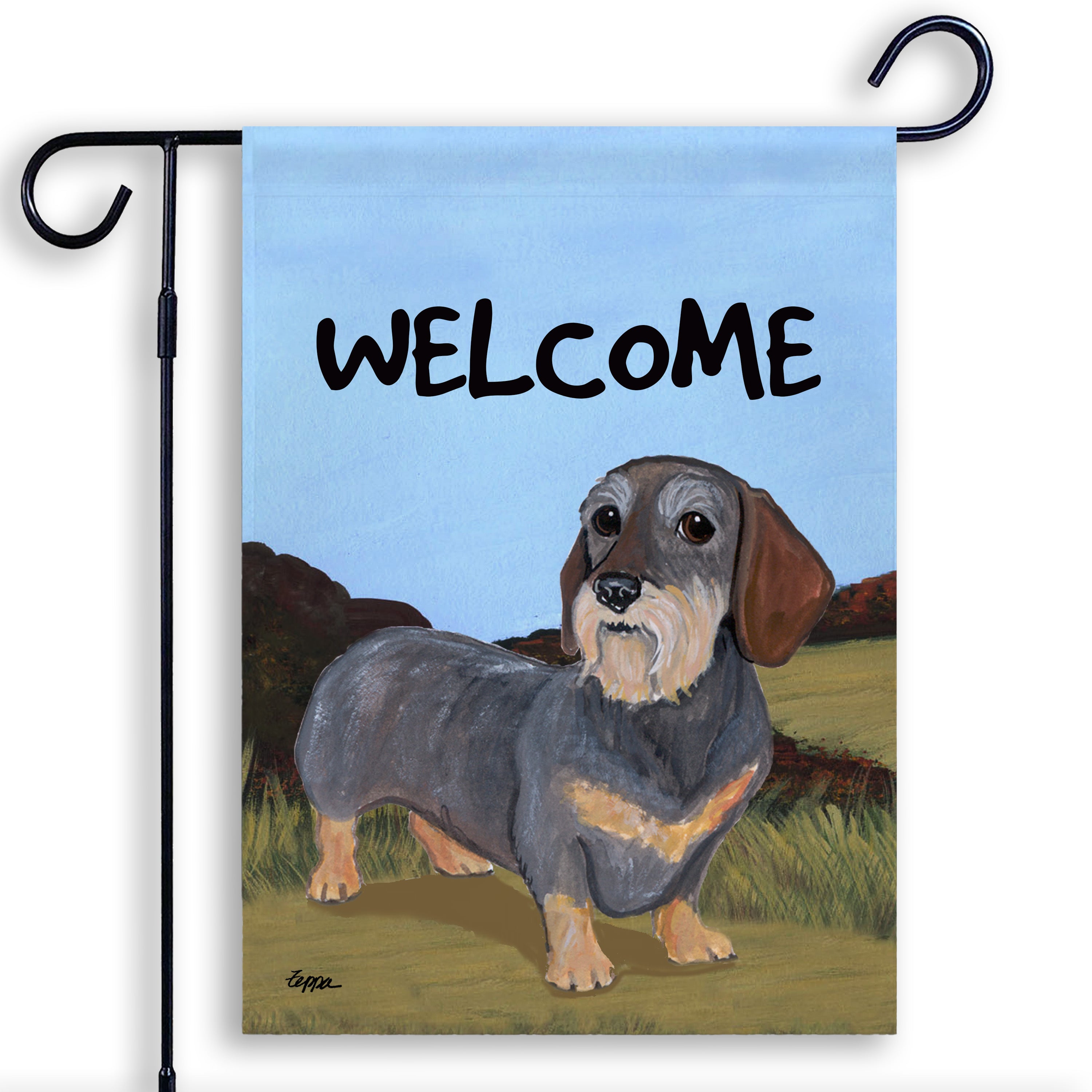 Dachshund Garden Flag