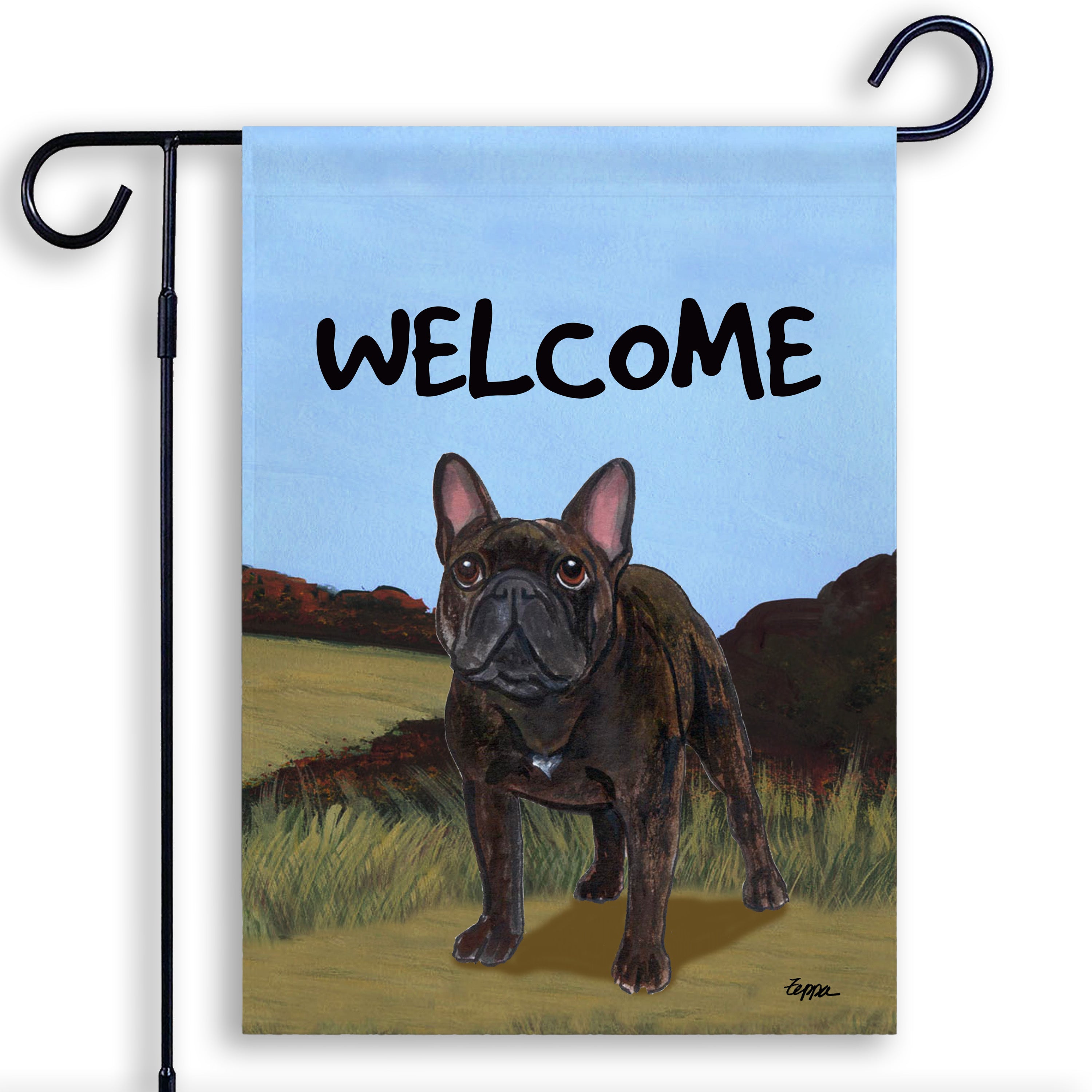 French Bulldog Garden Flag