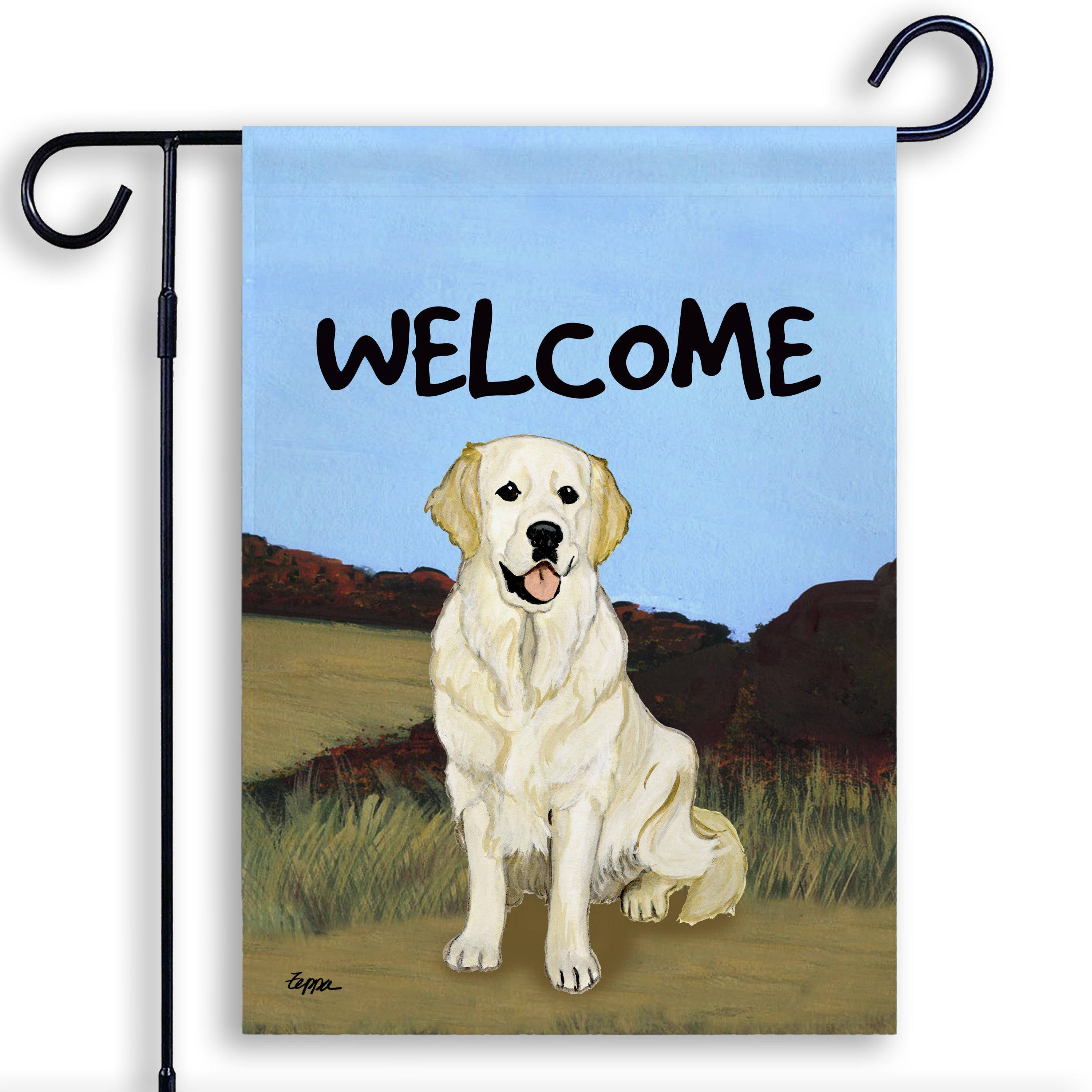 Golden Retriever Garden Flag