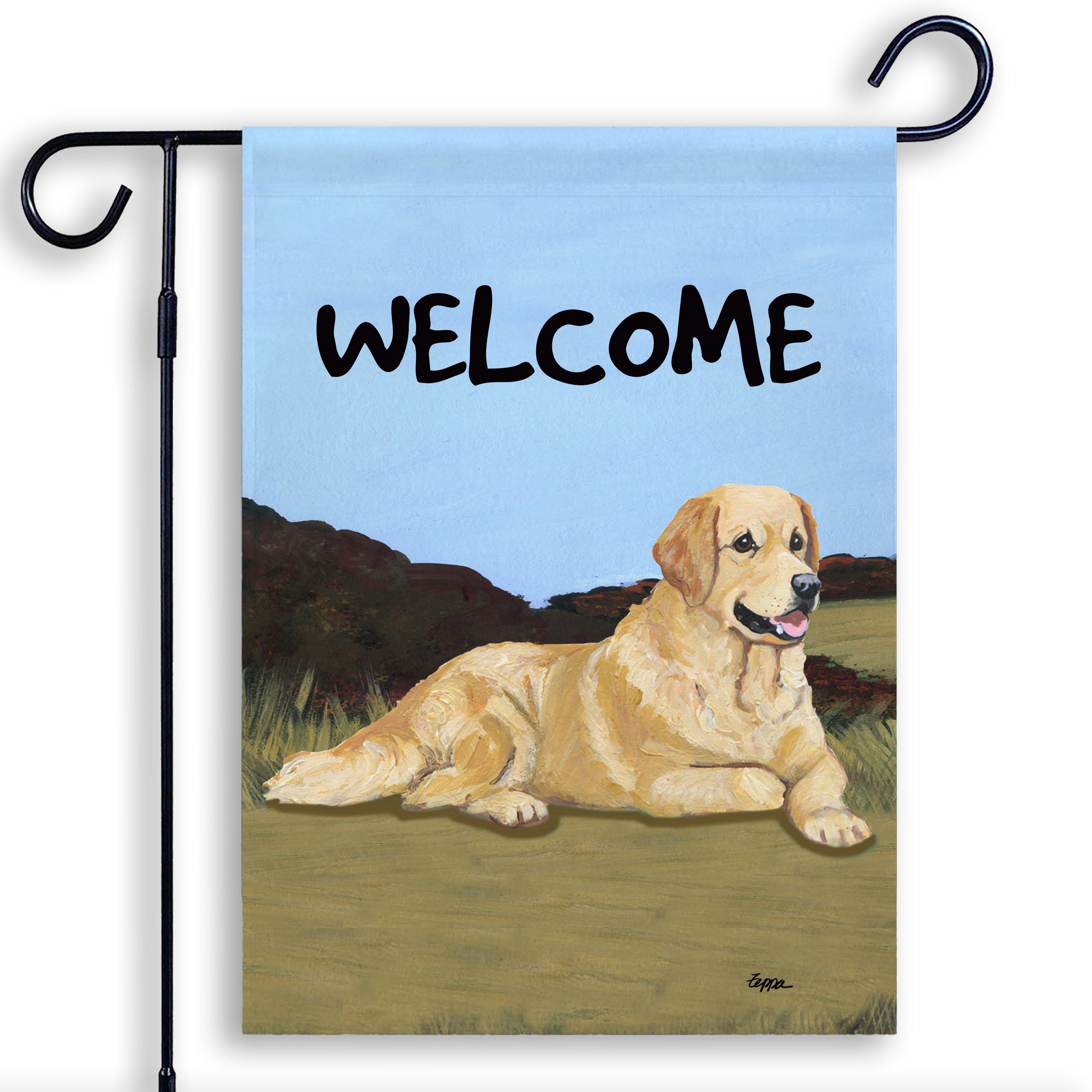 Golden Retriever Garden Flag