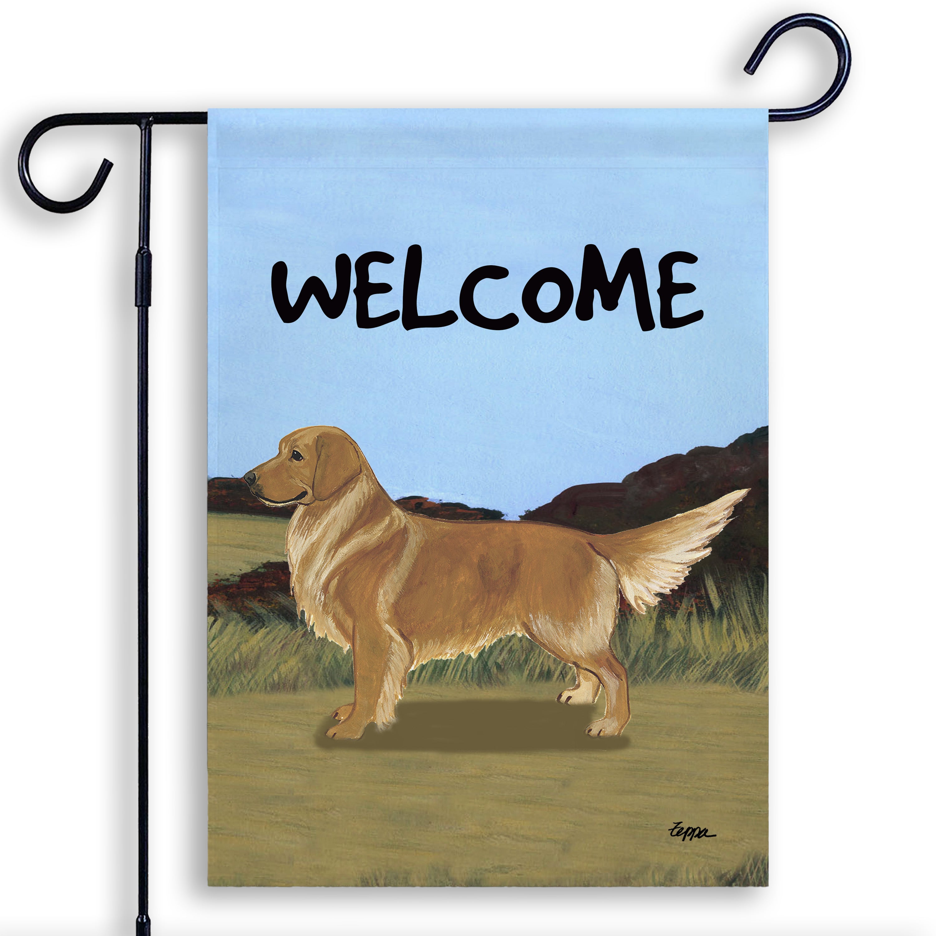 Golden Retriever Garden Flag