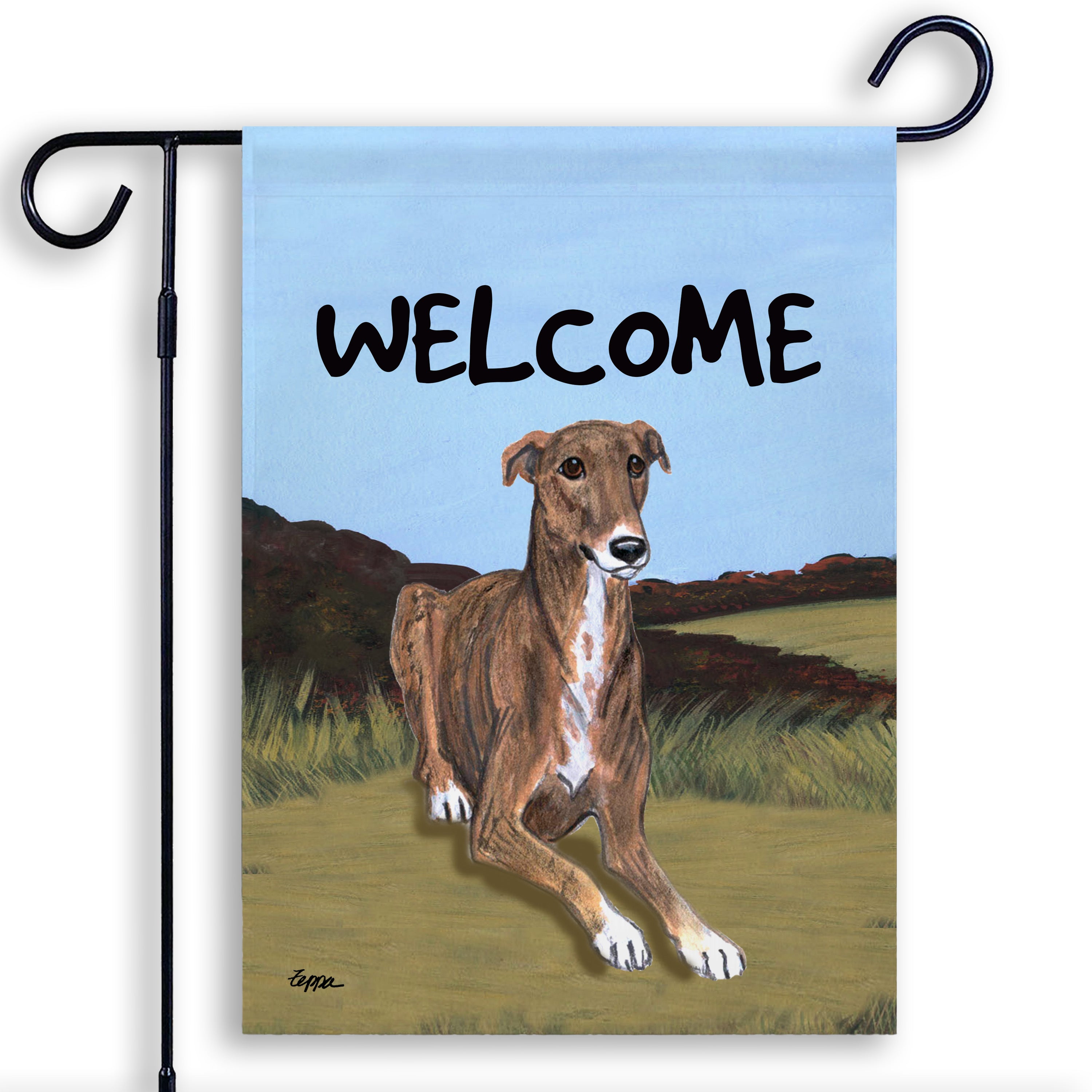 Greyhound Garden Flag