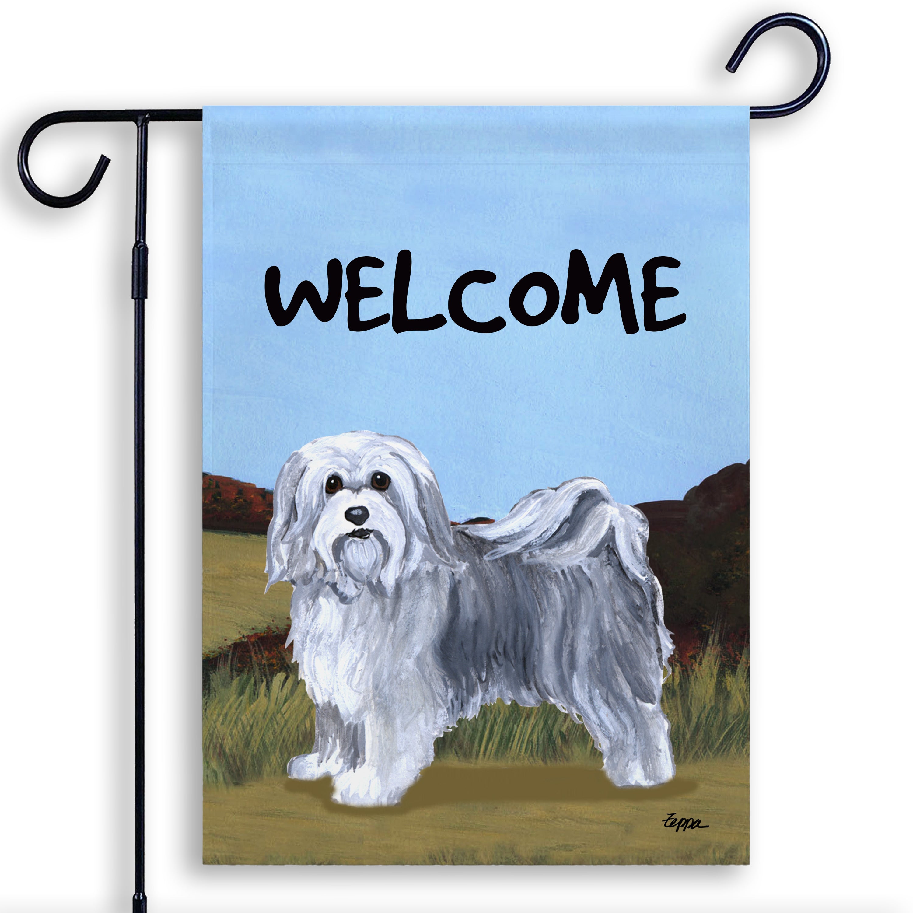 Havanese Garden Flag