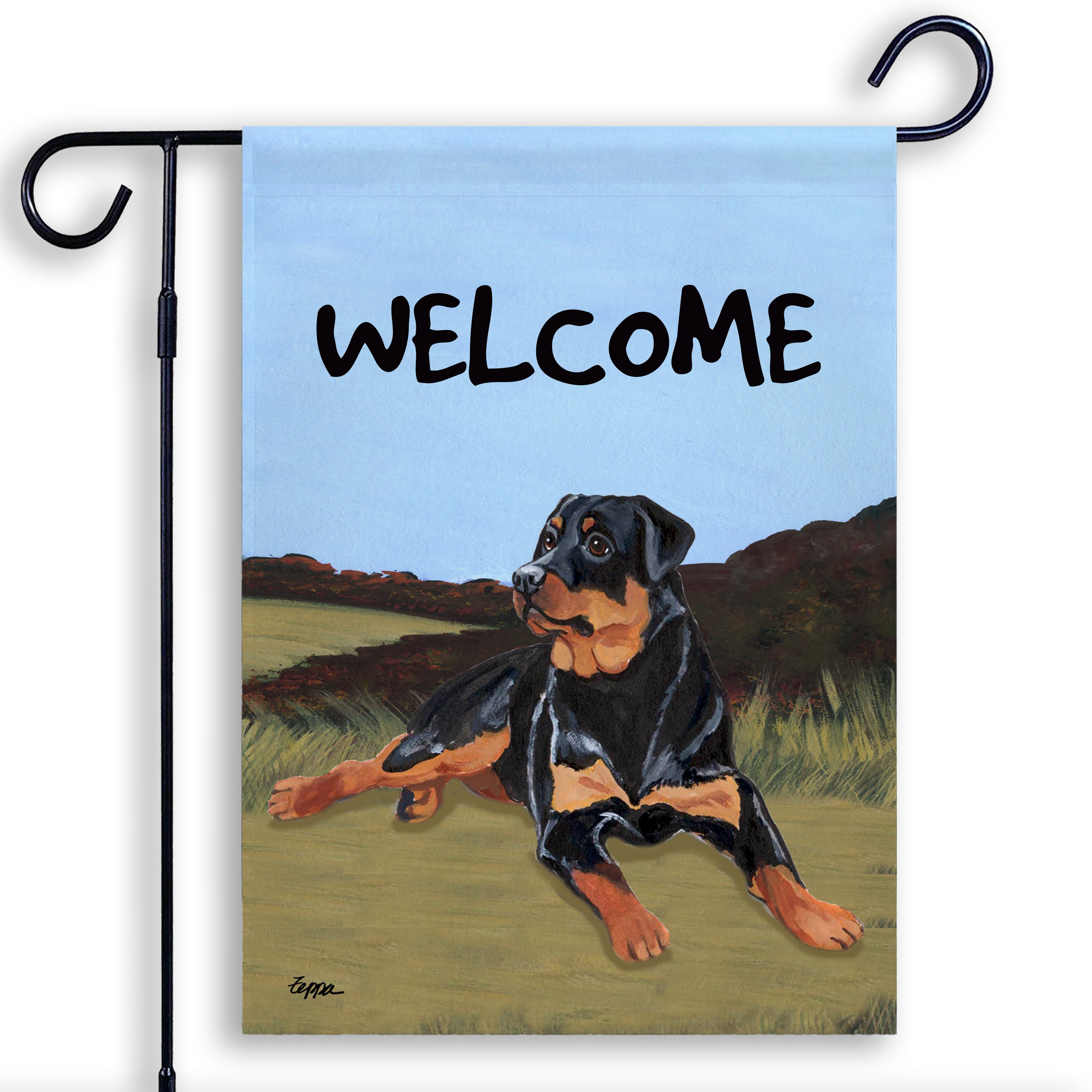 Rottweiler Garden Flag