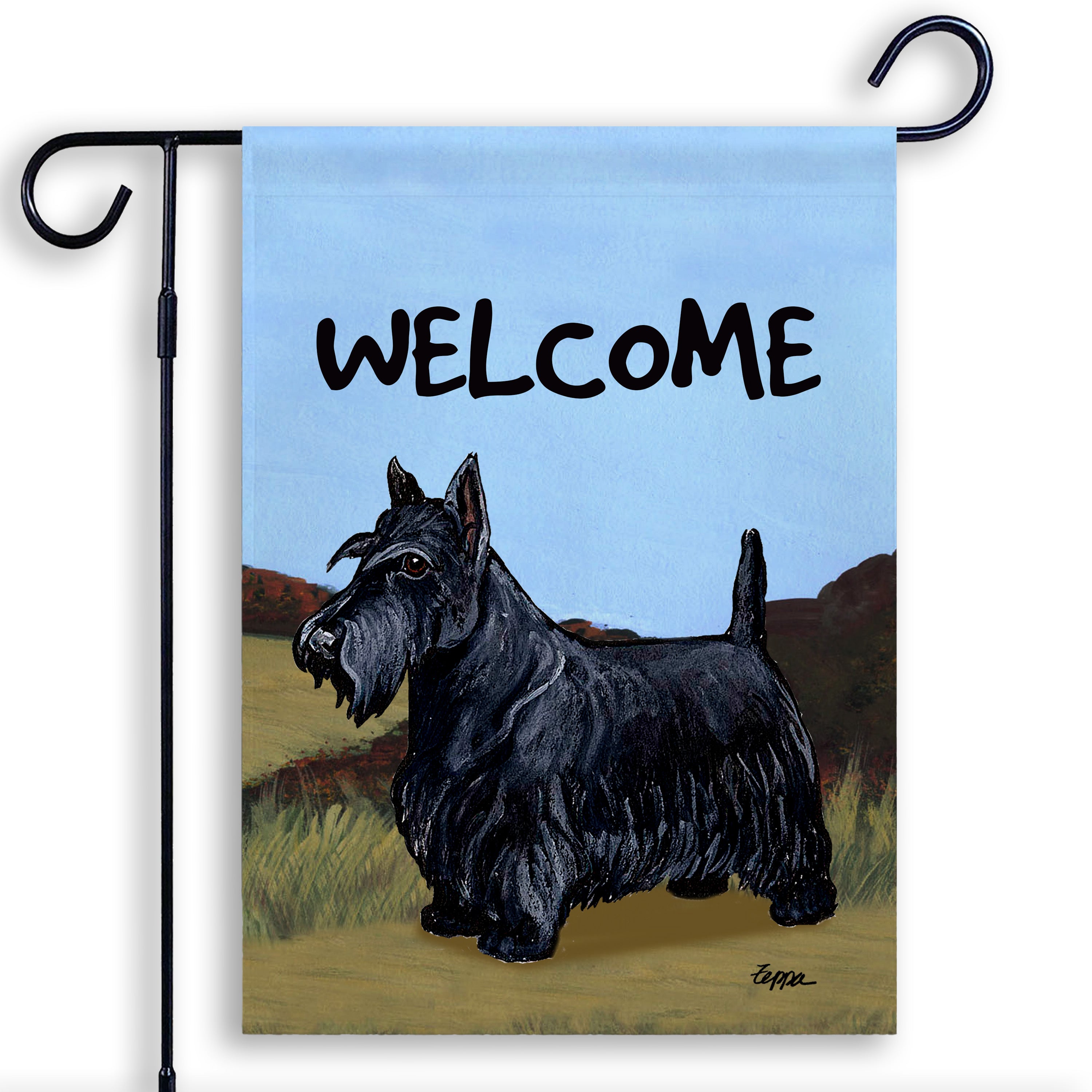 Scottish Terrier Garden Flag