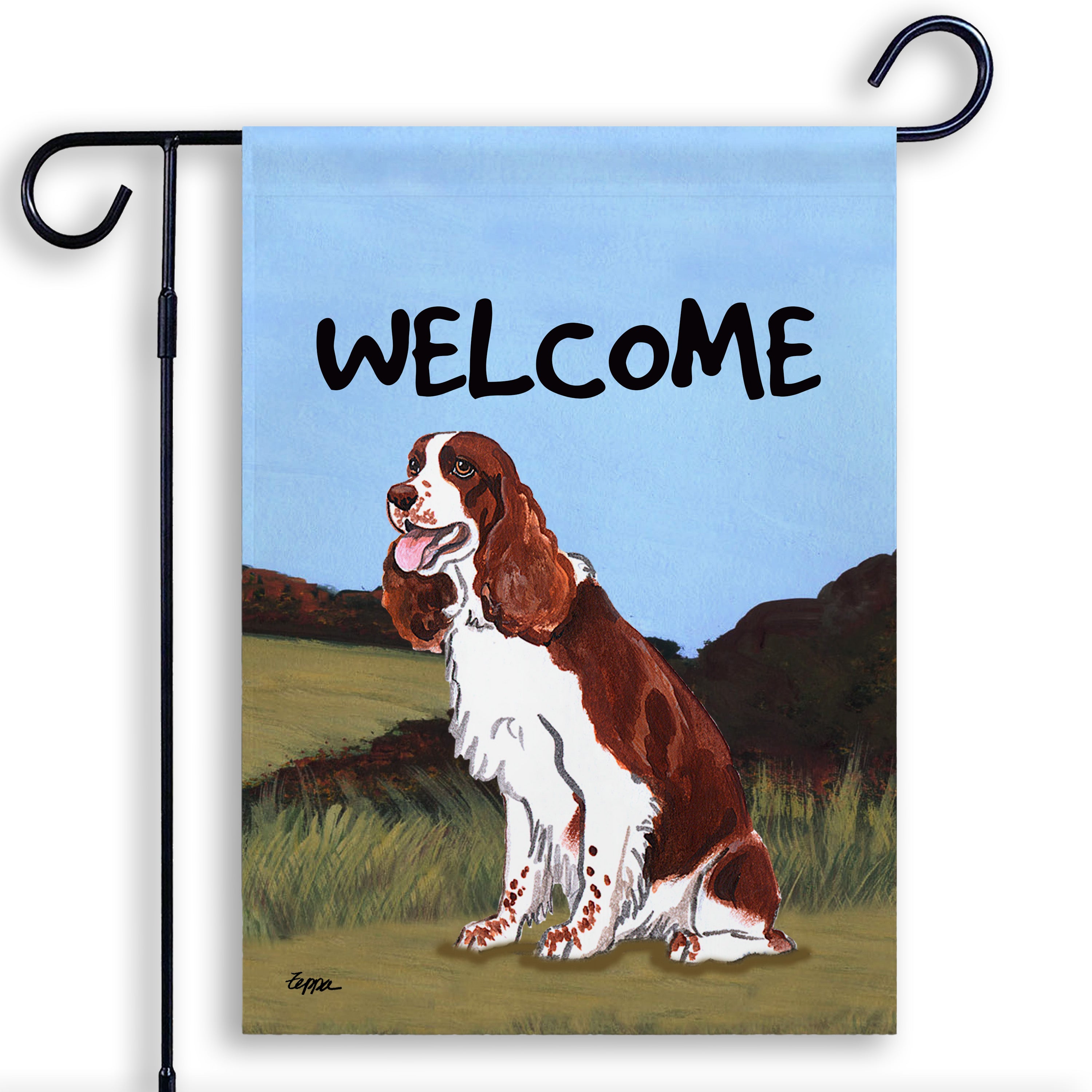 Springer Spaniel Garden Flag