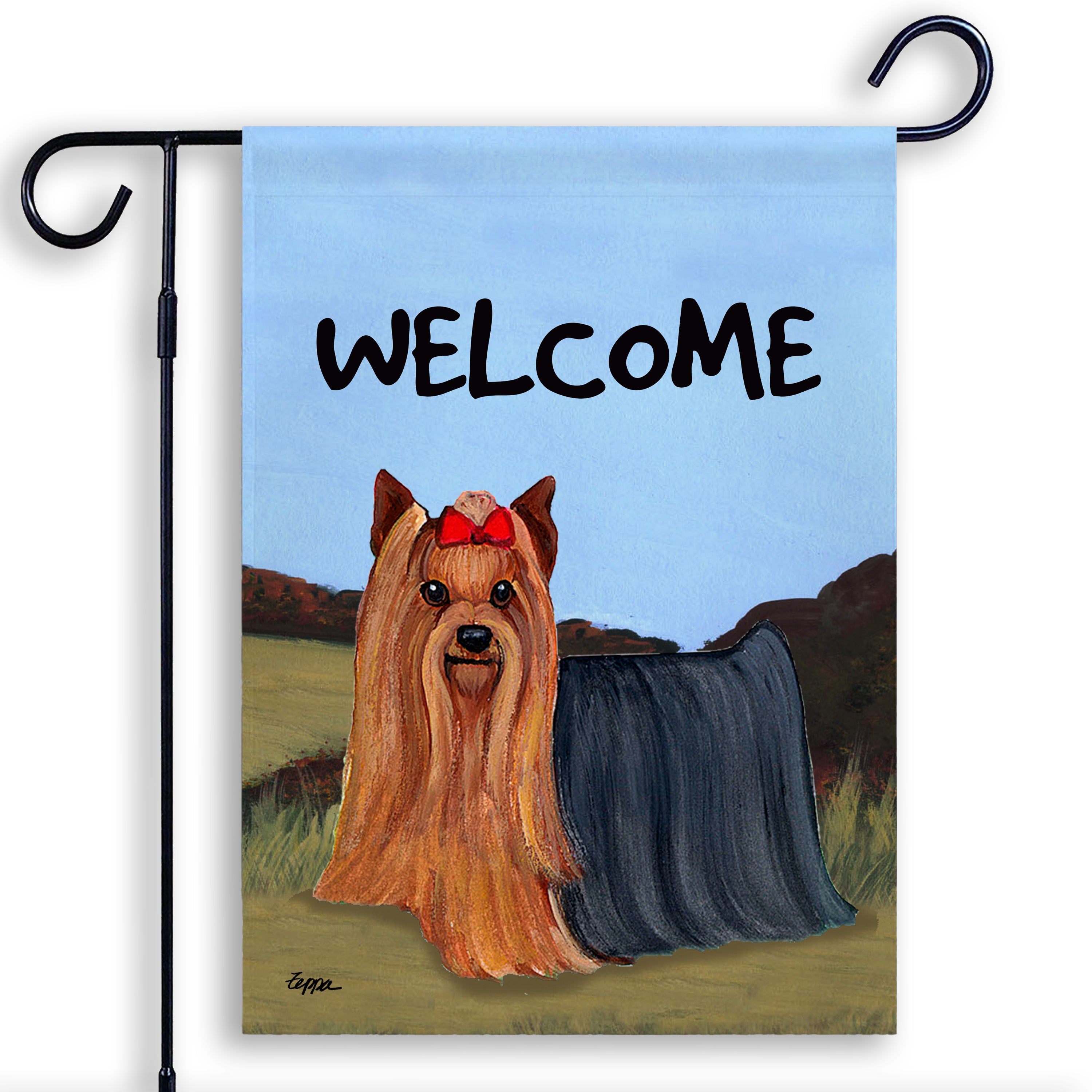 Yorkshire Terrier Garden Flag