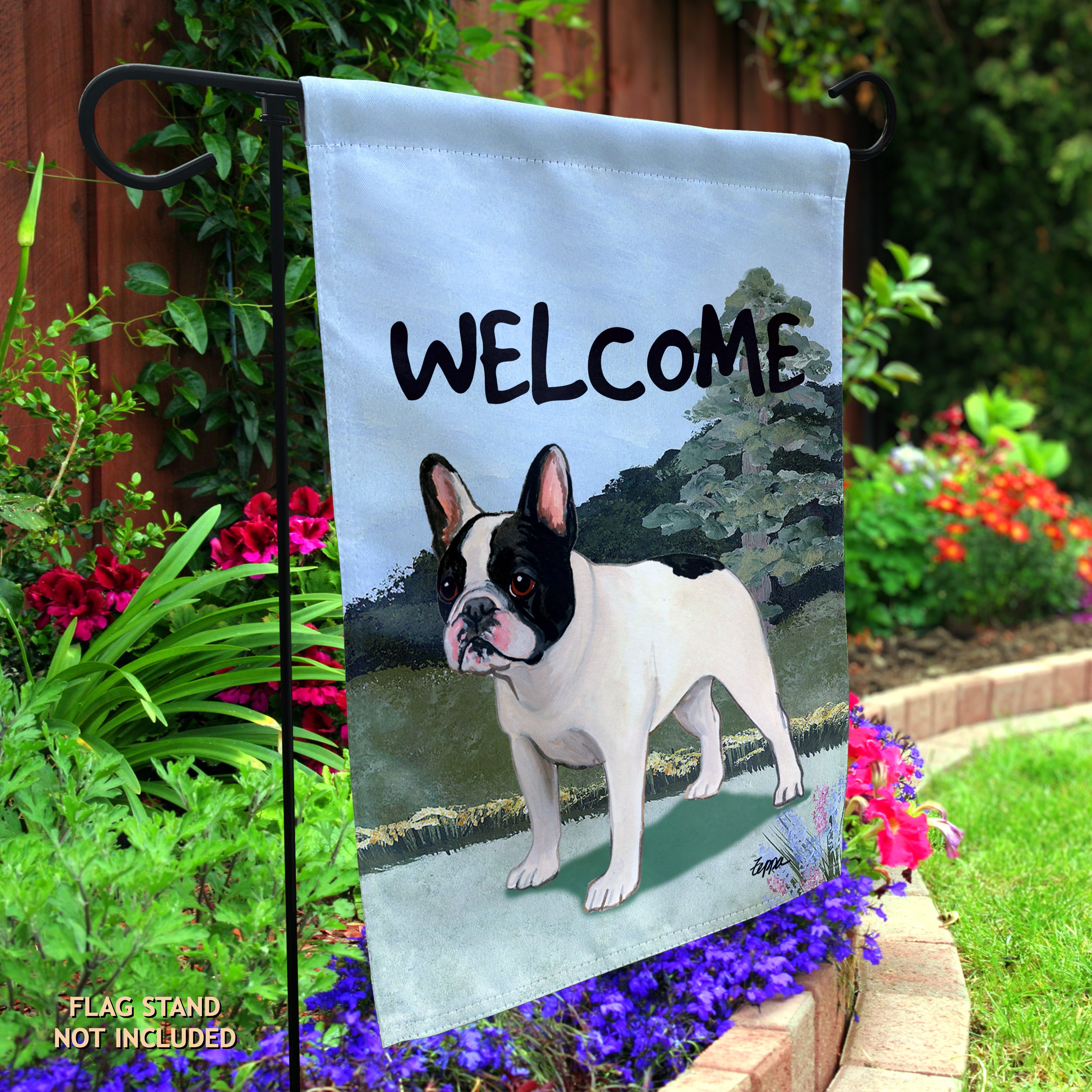 French Bulldog Garden Flag