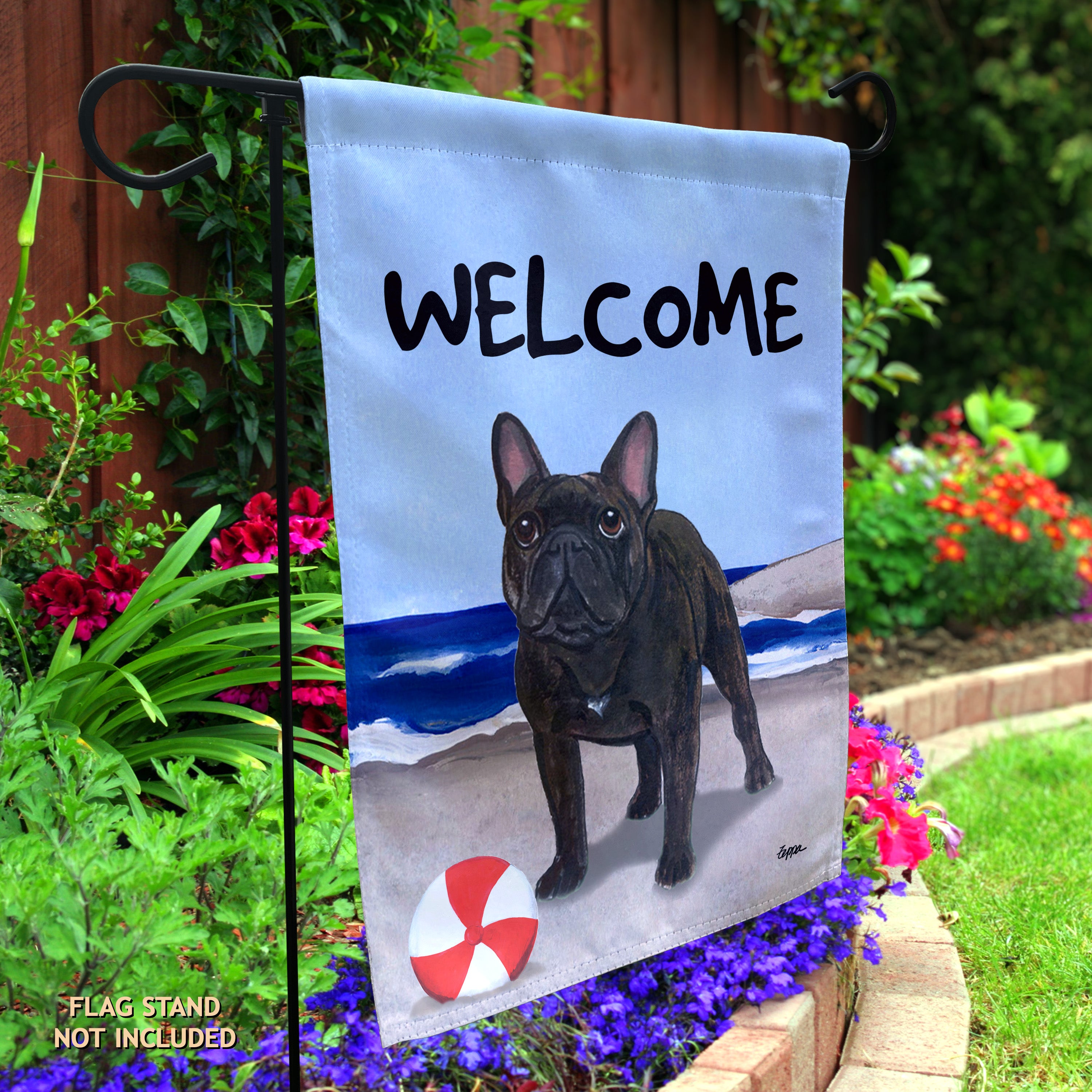 French Bulldog Garden Flag