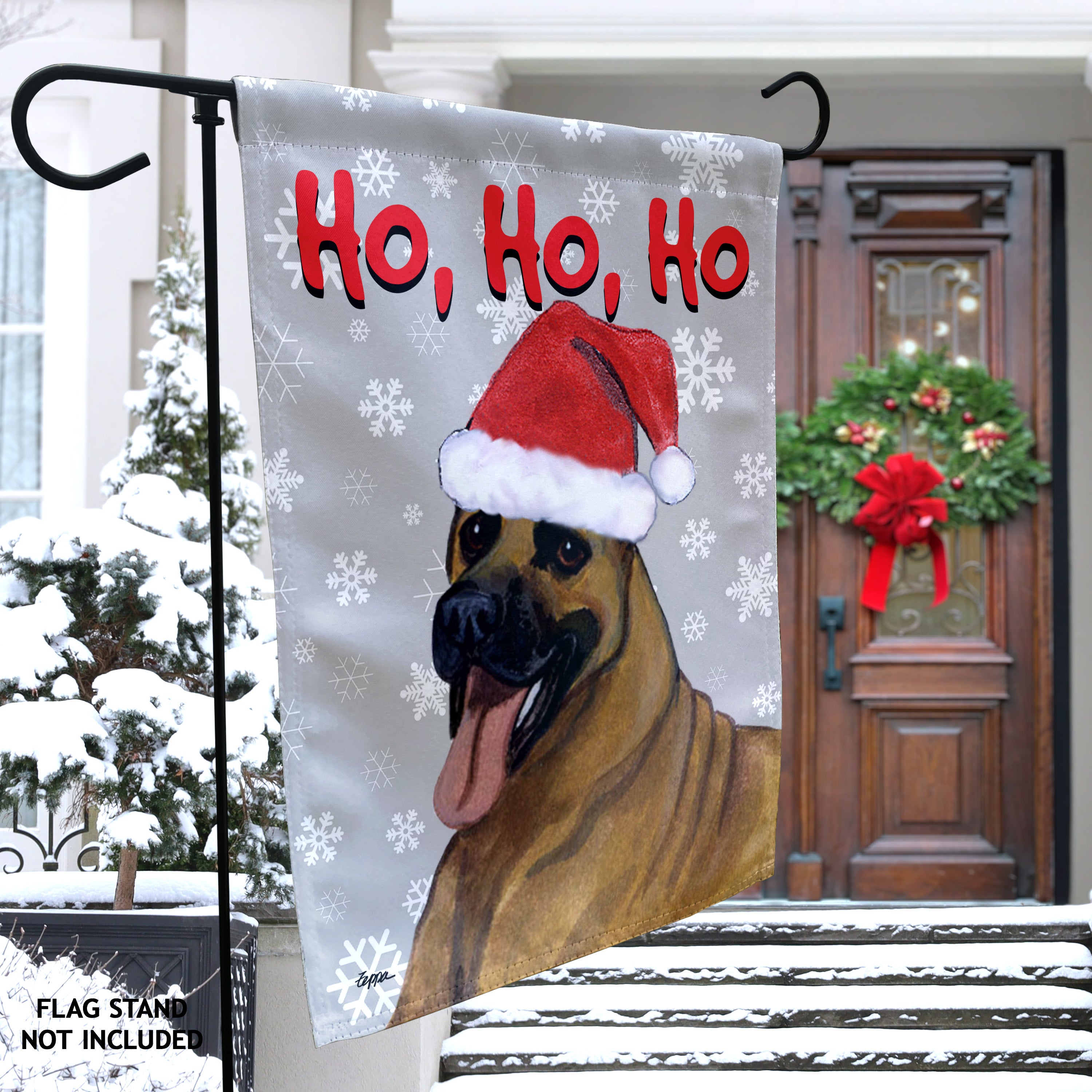 Great Dane Christmas Garden Flag
