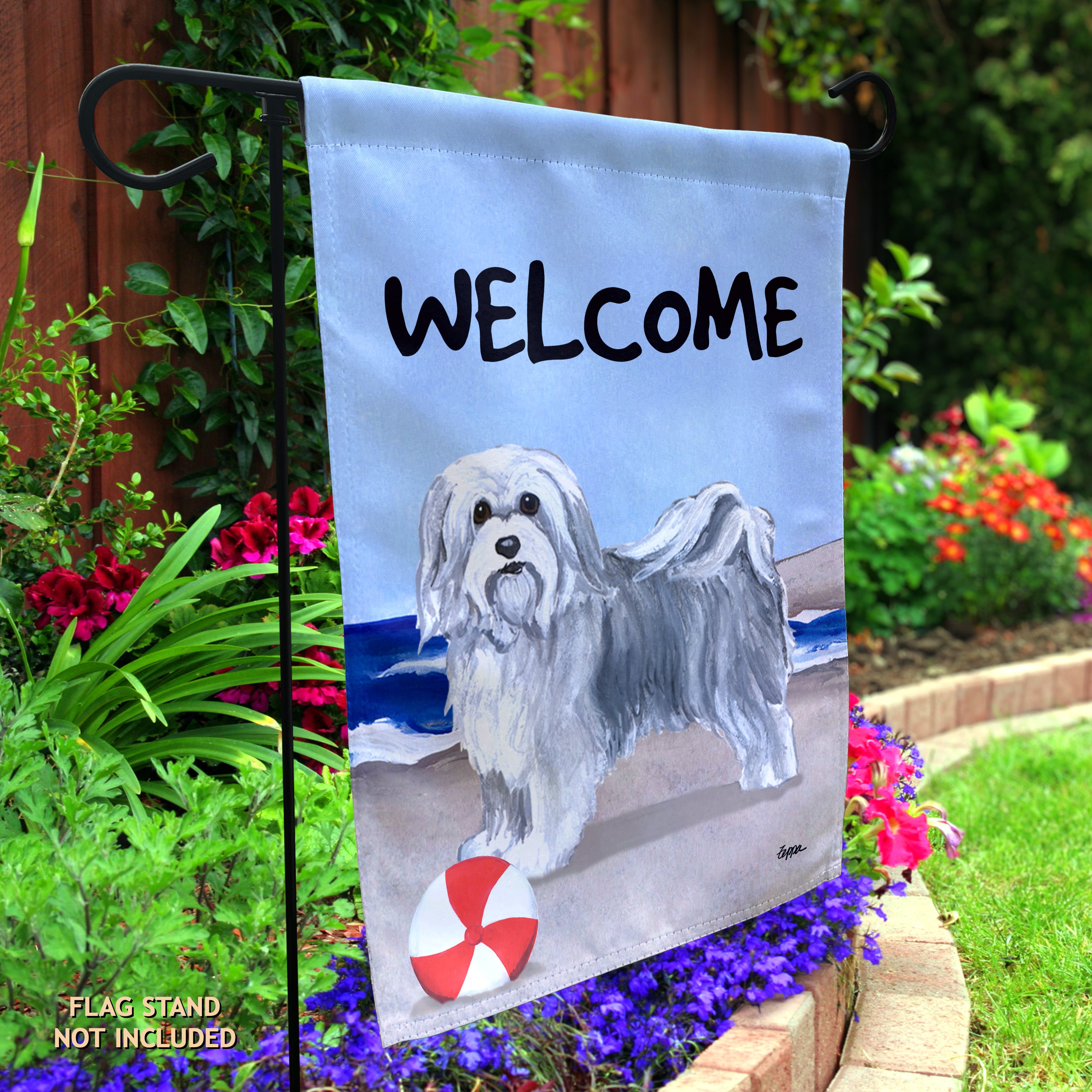 Havanese Garden Flag