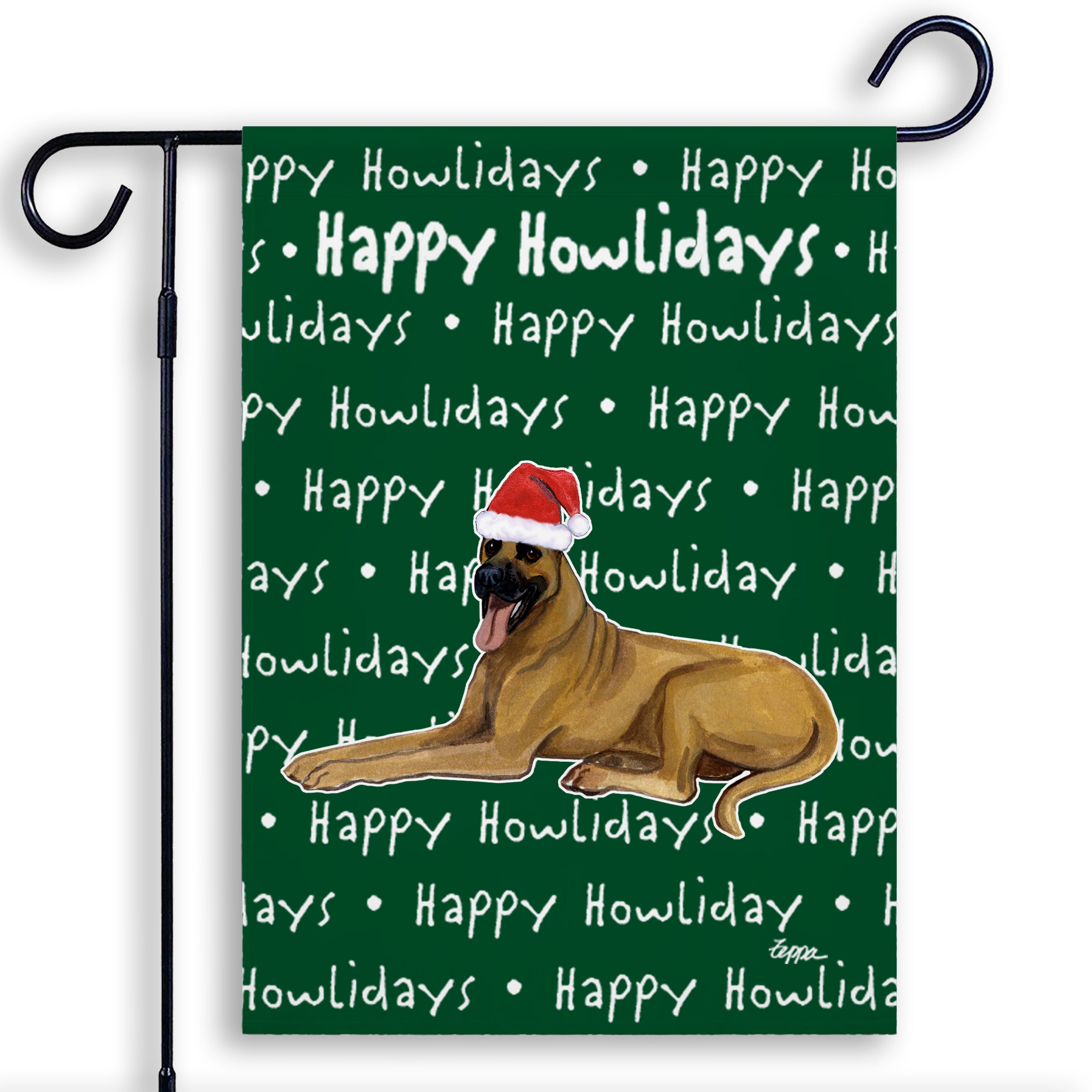 Great Dane Christmas Garden Flag
