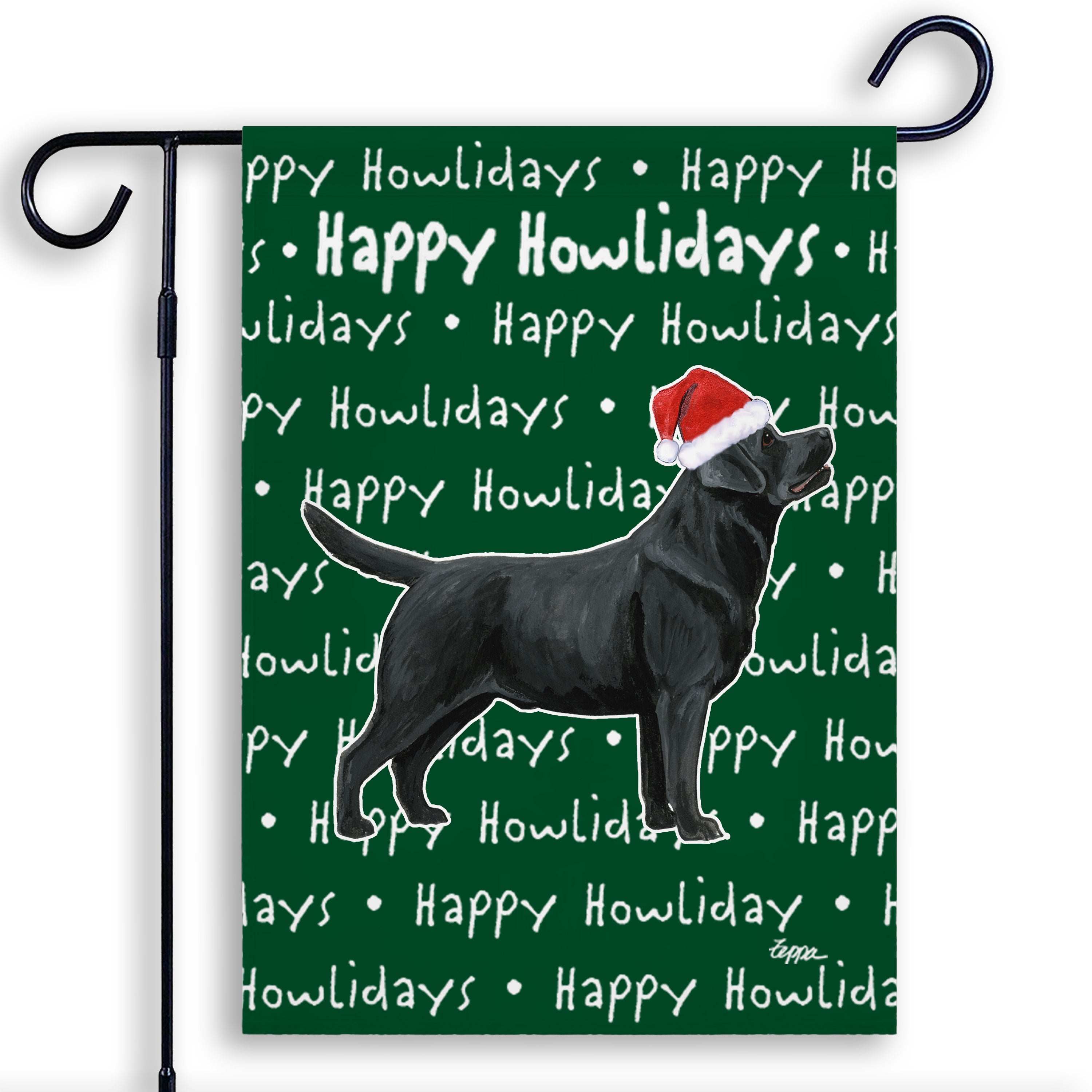 Labrador Retriever Christmas Garden Flag