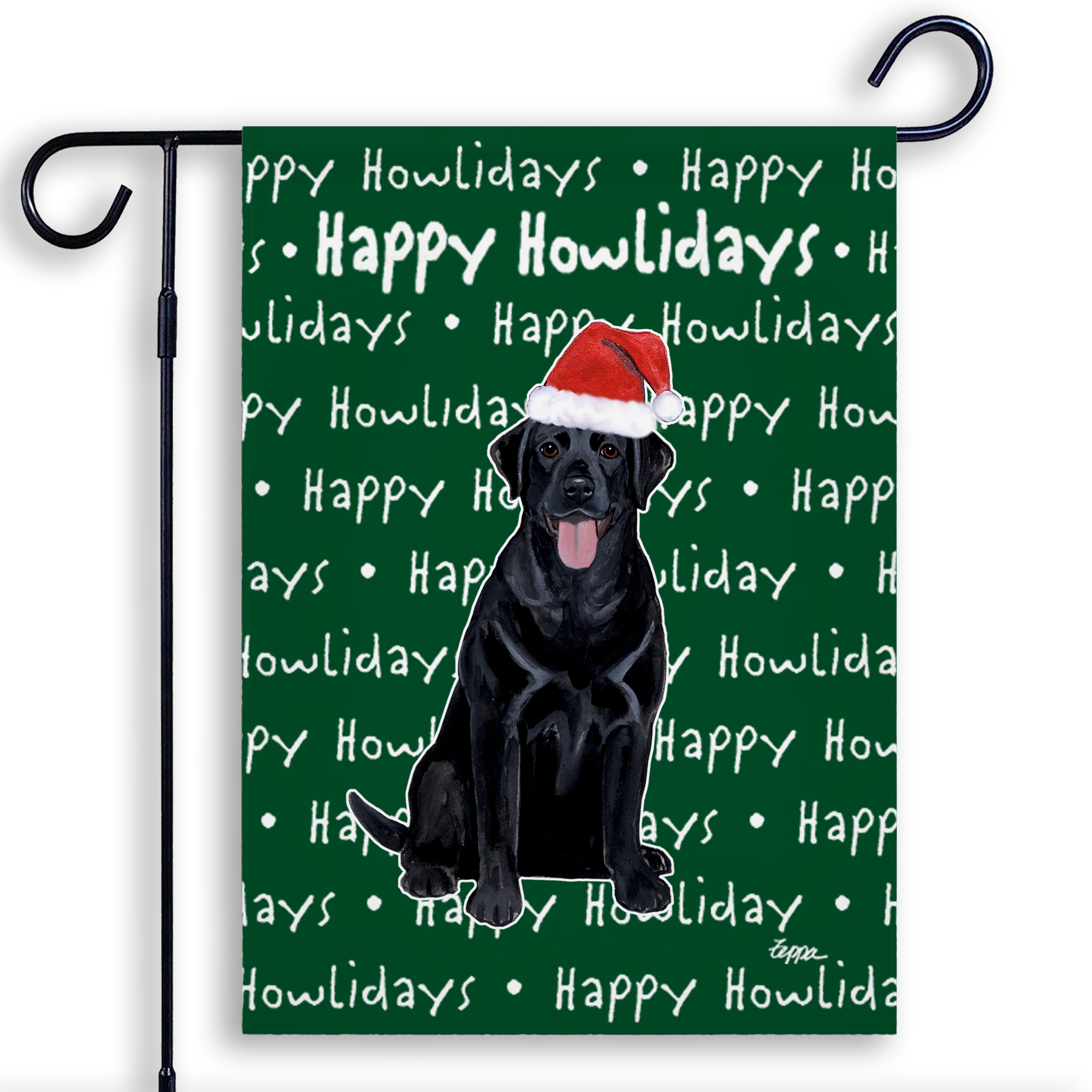 Labrador Retriever Christmas Garden Flag