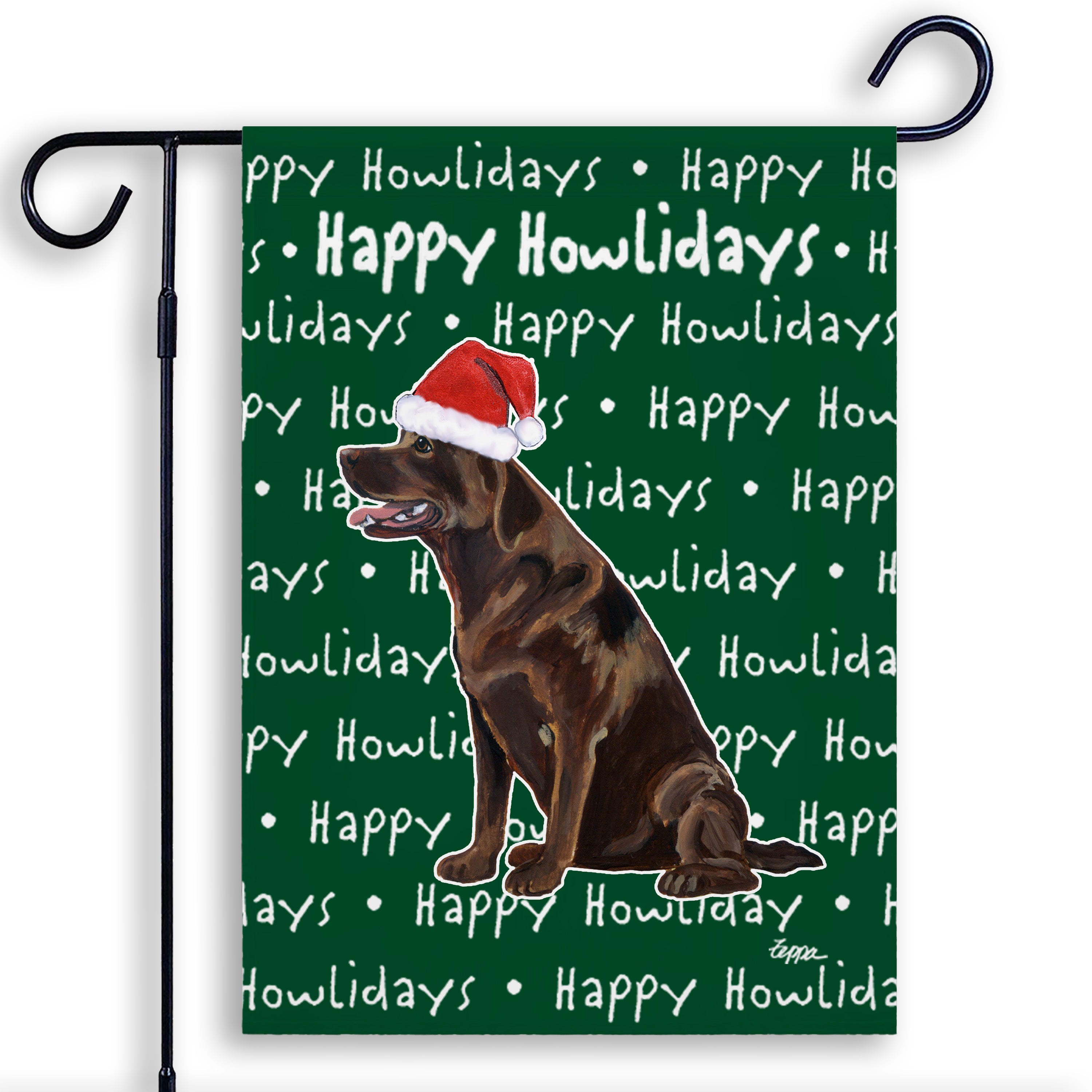 Labrador Retriever Christmas Garden Flag