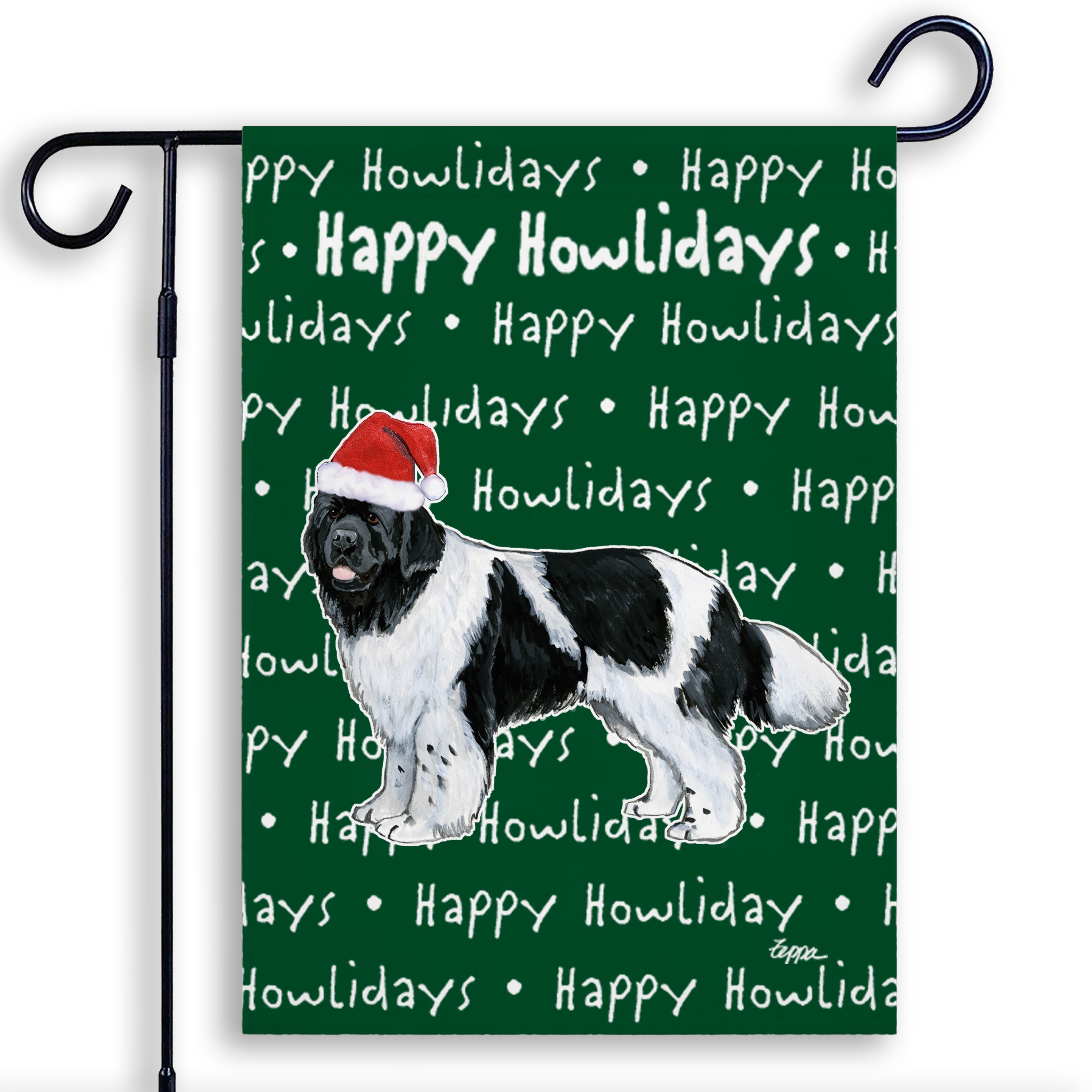 Newfoundland Christmas Garden Flag