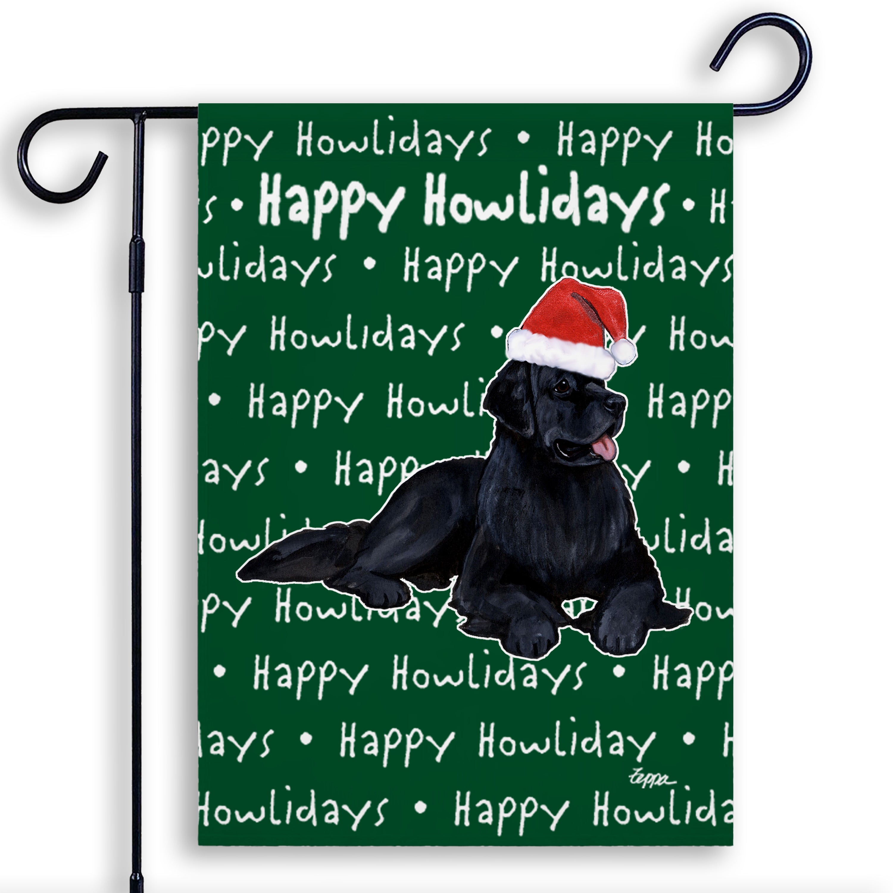 Newfoundland Christmas Garden Flag