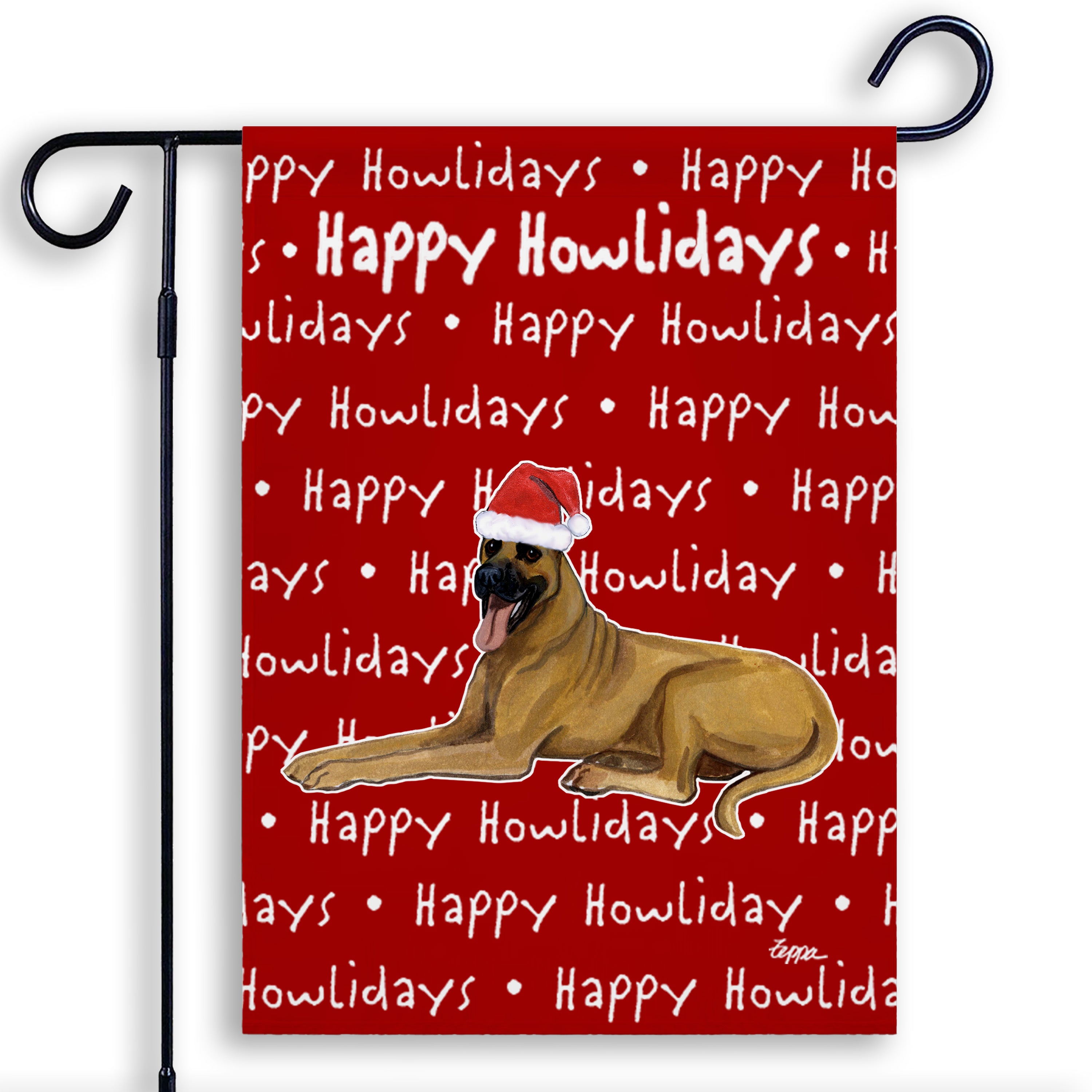 Great Dane Christmas Garden Flag