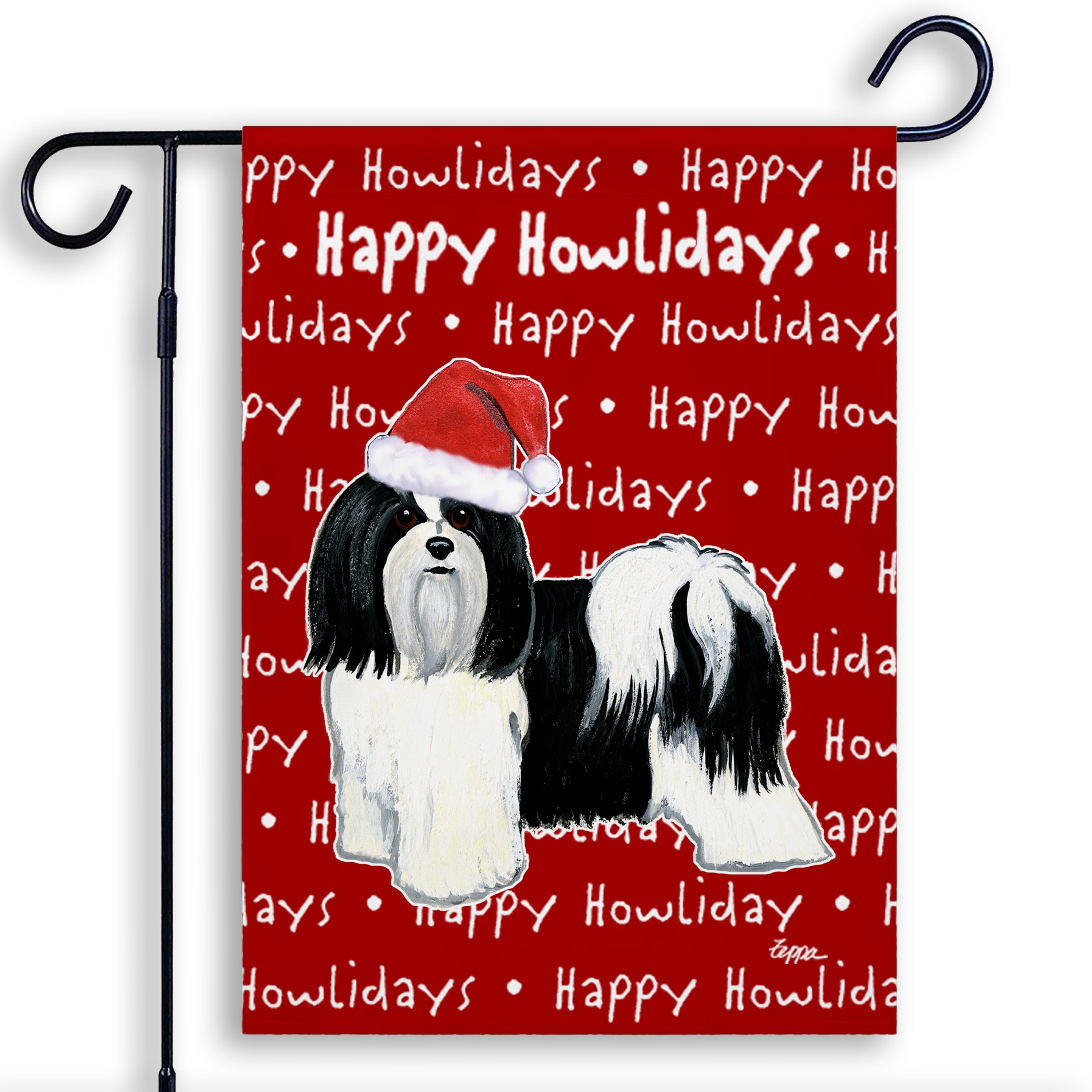 Havanese Christmas Garden Flag