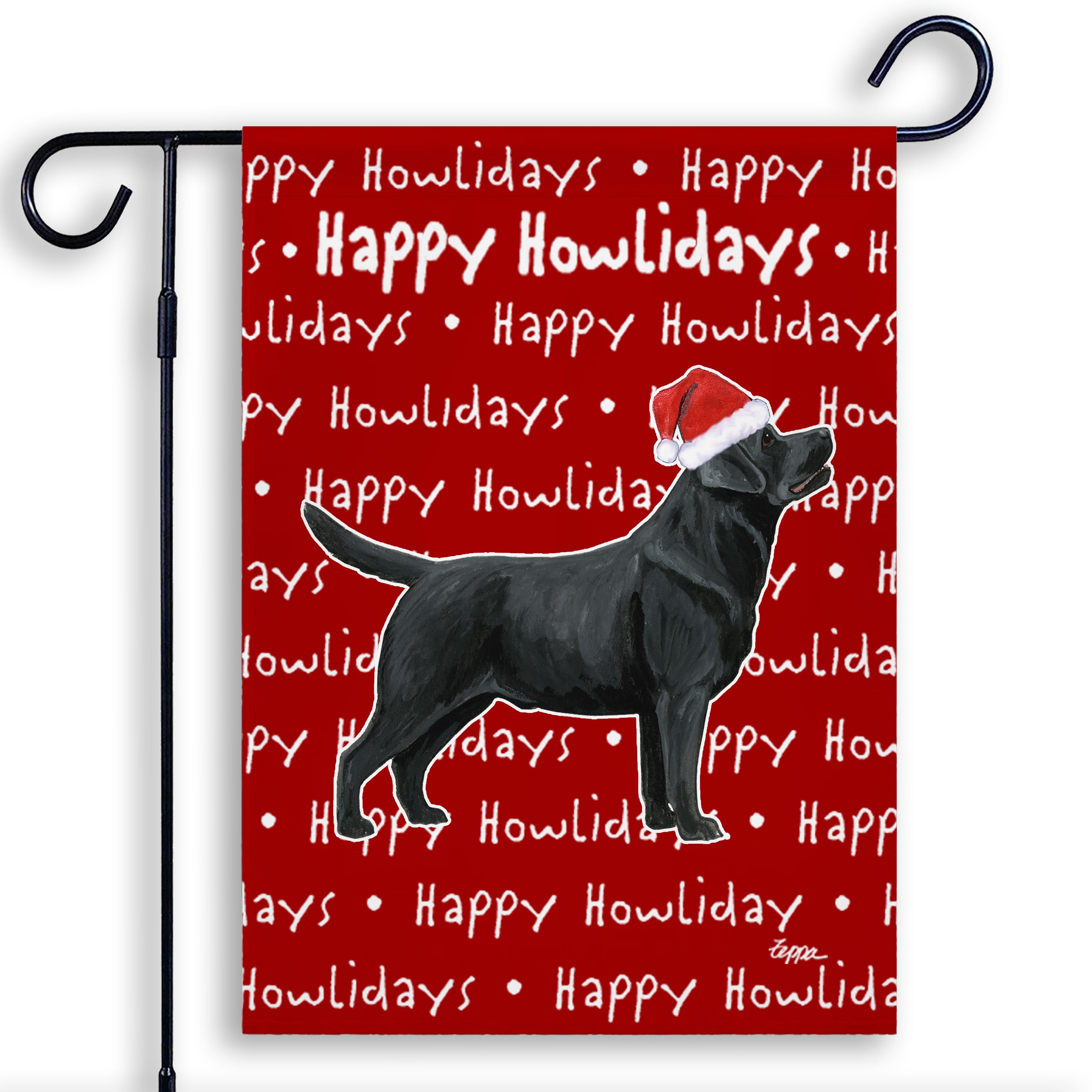 Labrador Retriever Christmas Garden Flag