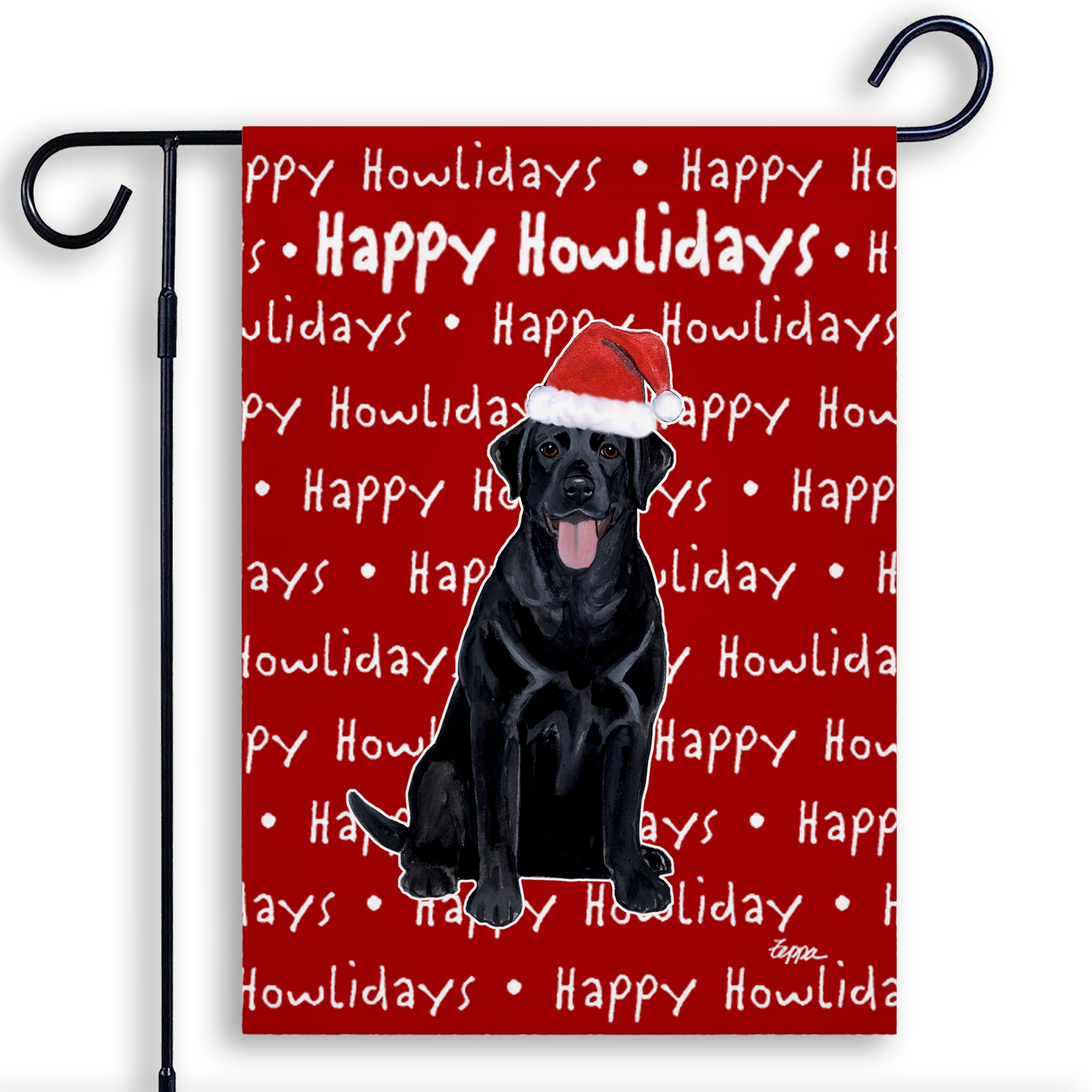 Labrador Retriever Christmas Garden Flag