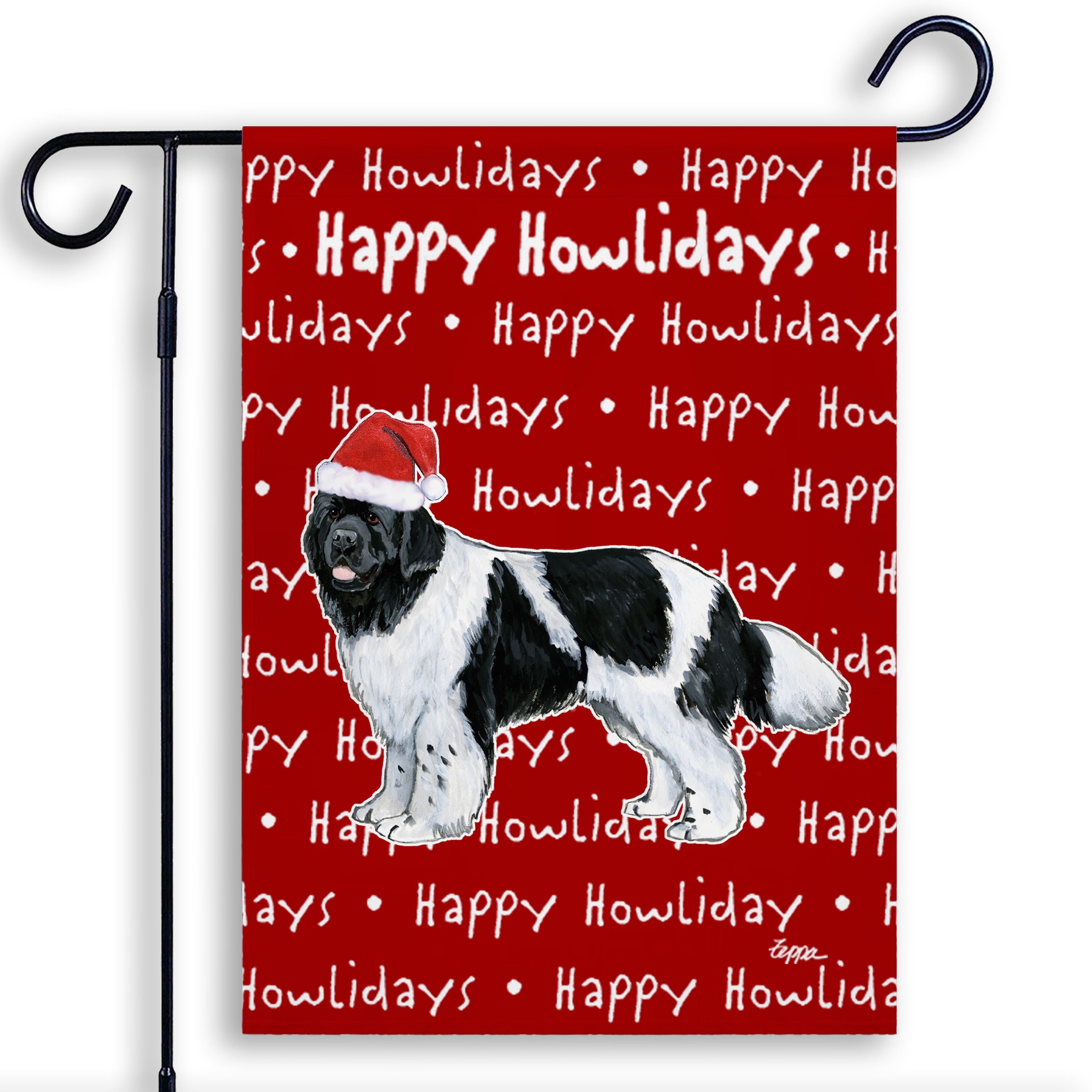 Newfoundland Christmas Garden Flag