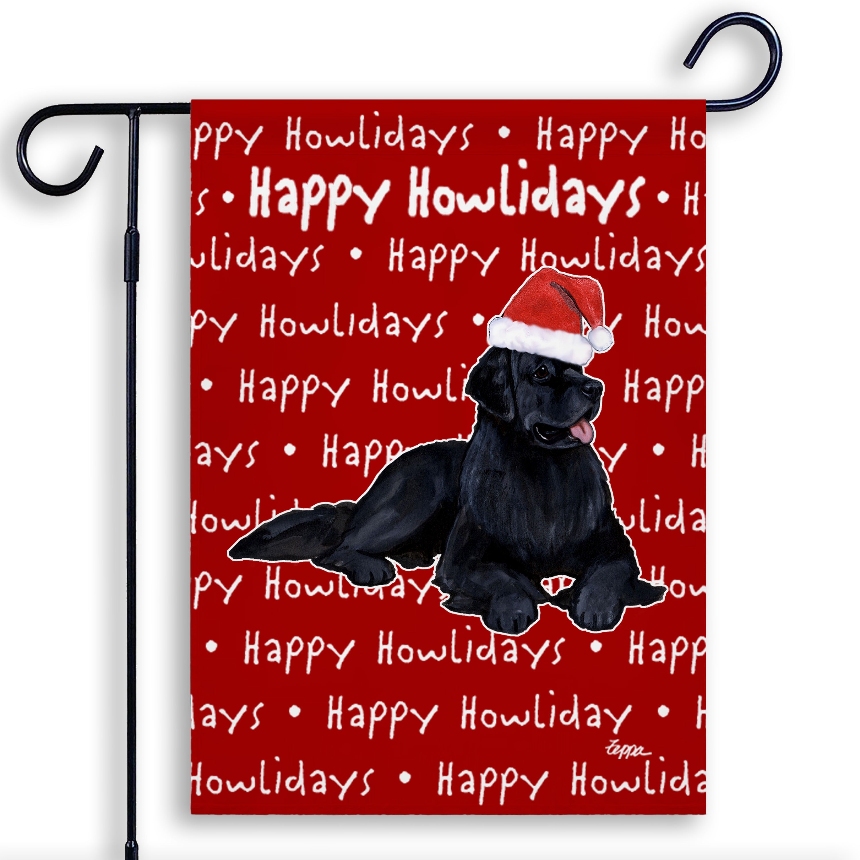 Newfoundland Christmas Garden Flag