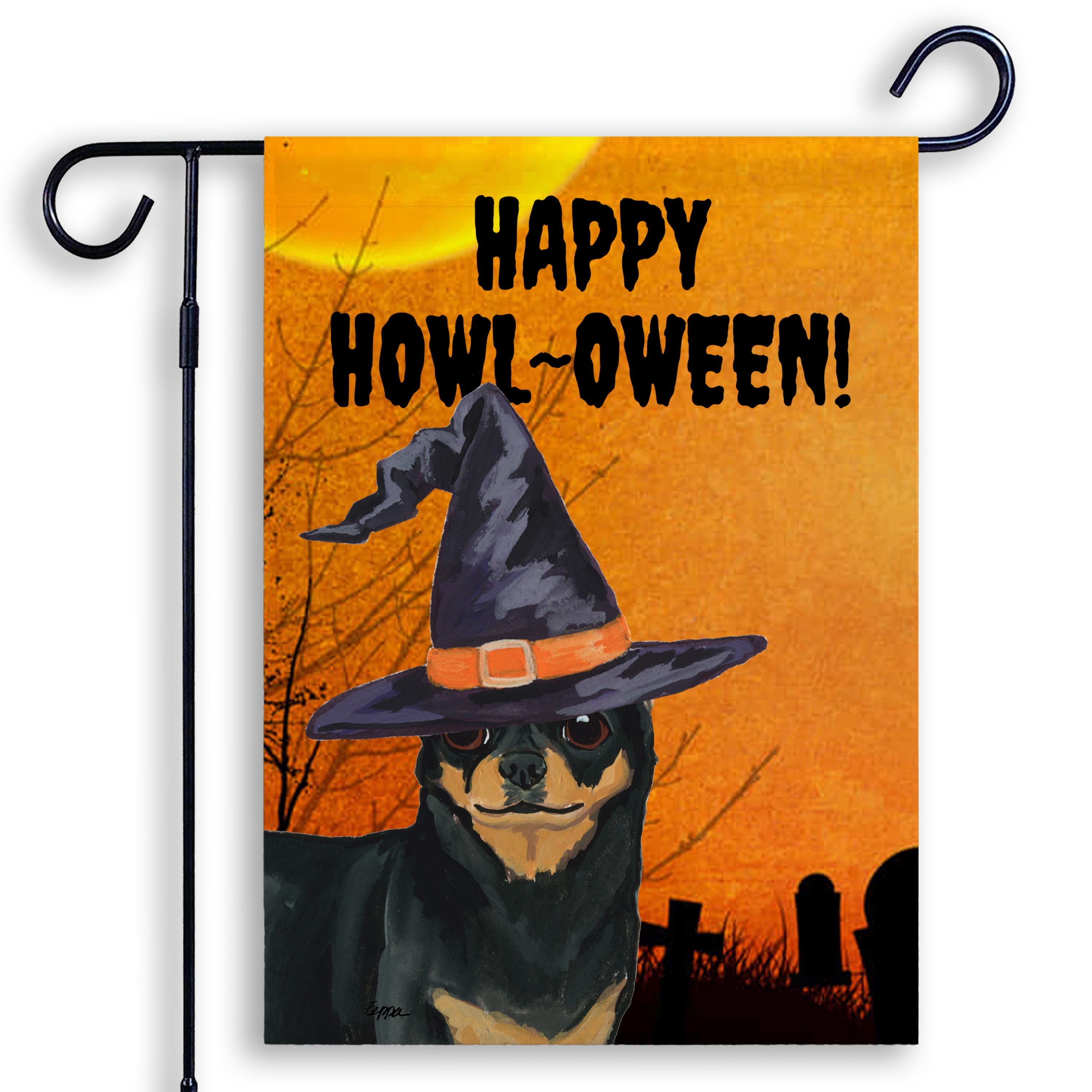 Chihuahua Halloween Garden Flag