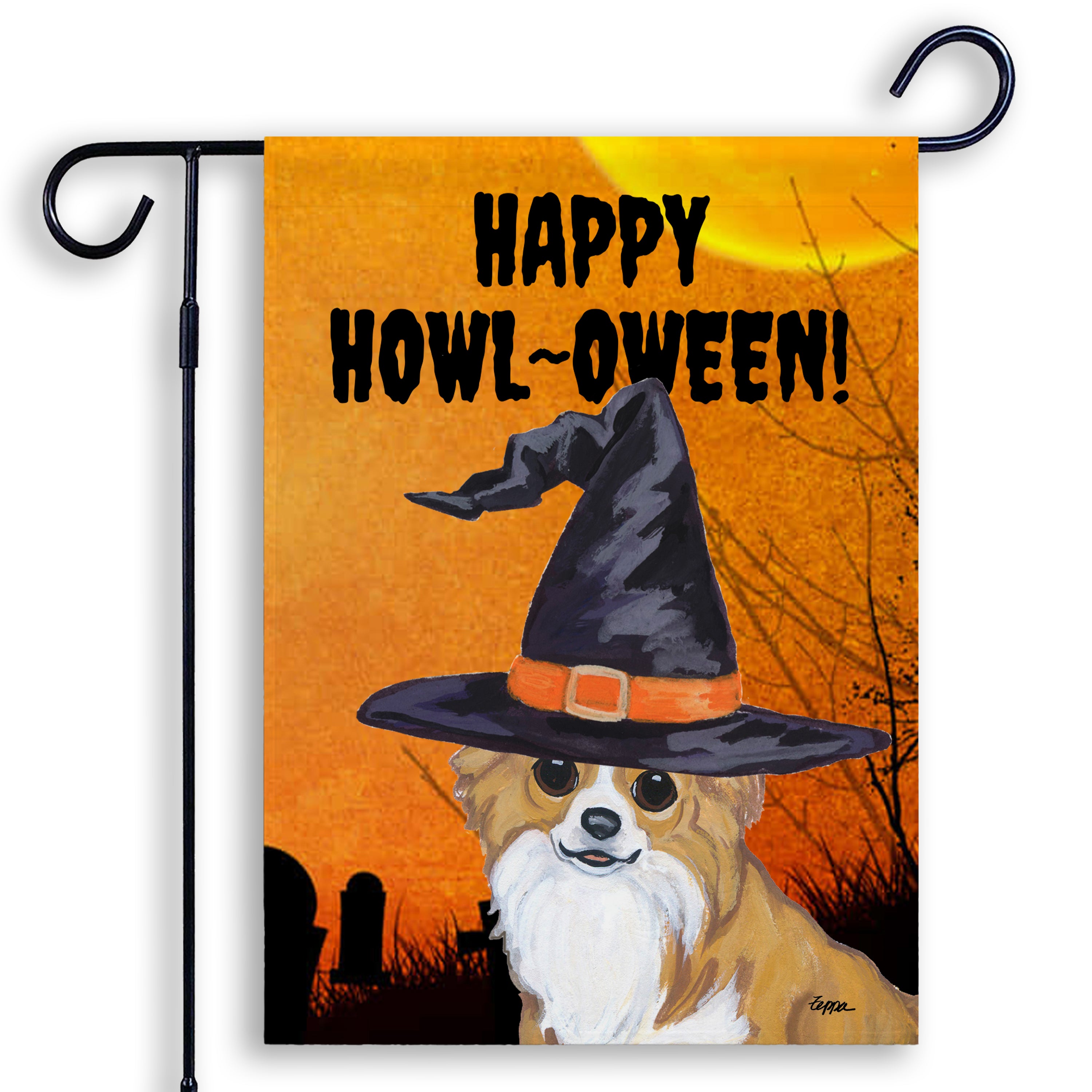 Chihuahua Halloween Garden Flag