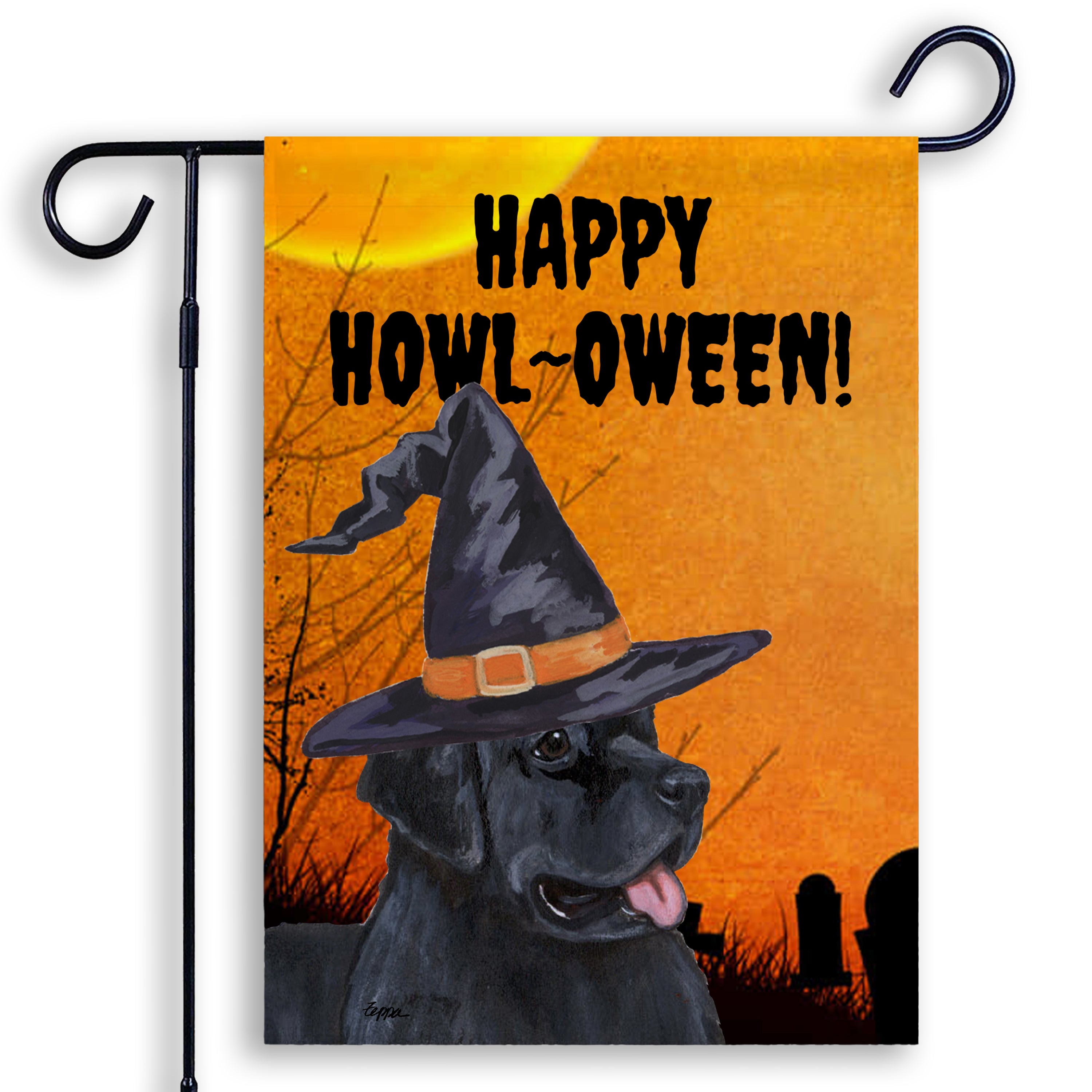 Newfoundland Halloween Garden Flag