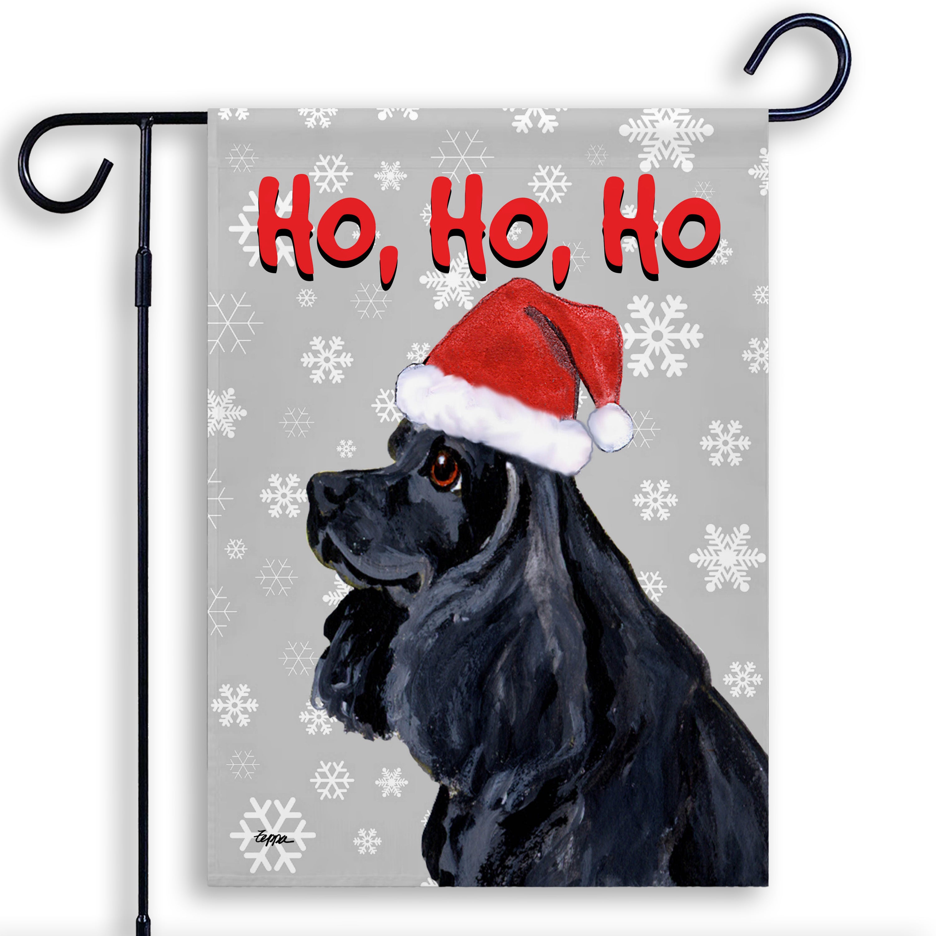 American Cocker Spaniel Christmas Garden Flag