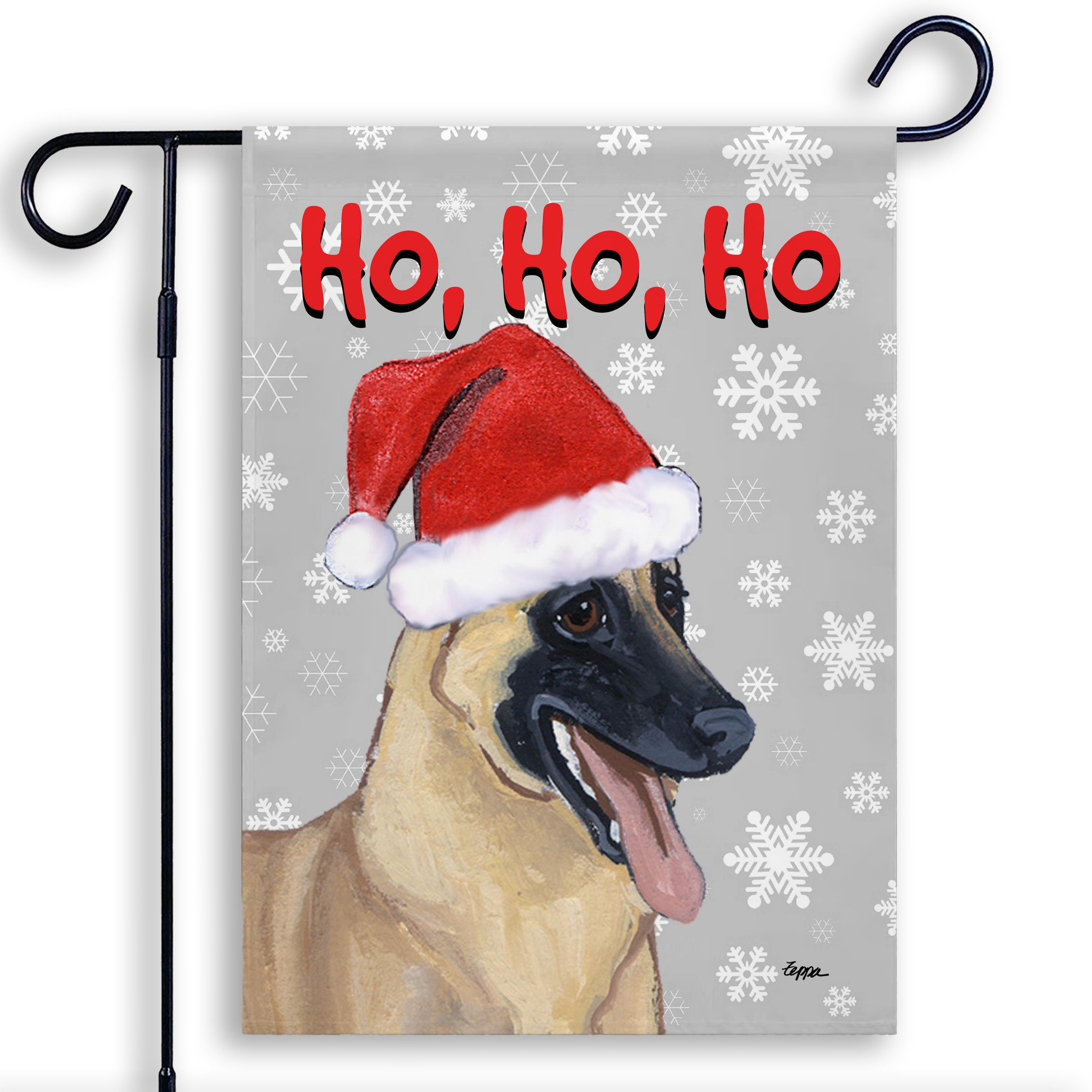 Belgian Malinois Christmas Garden Flag