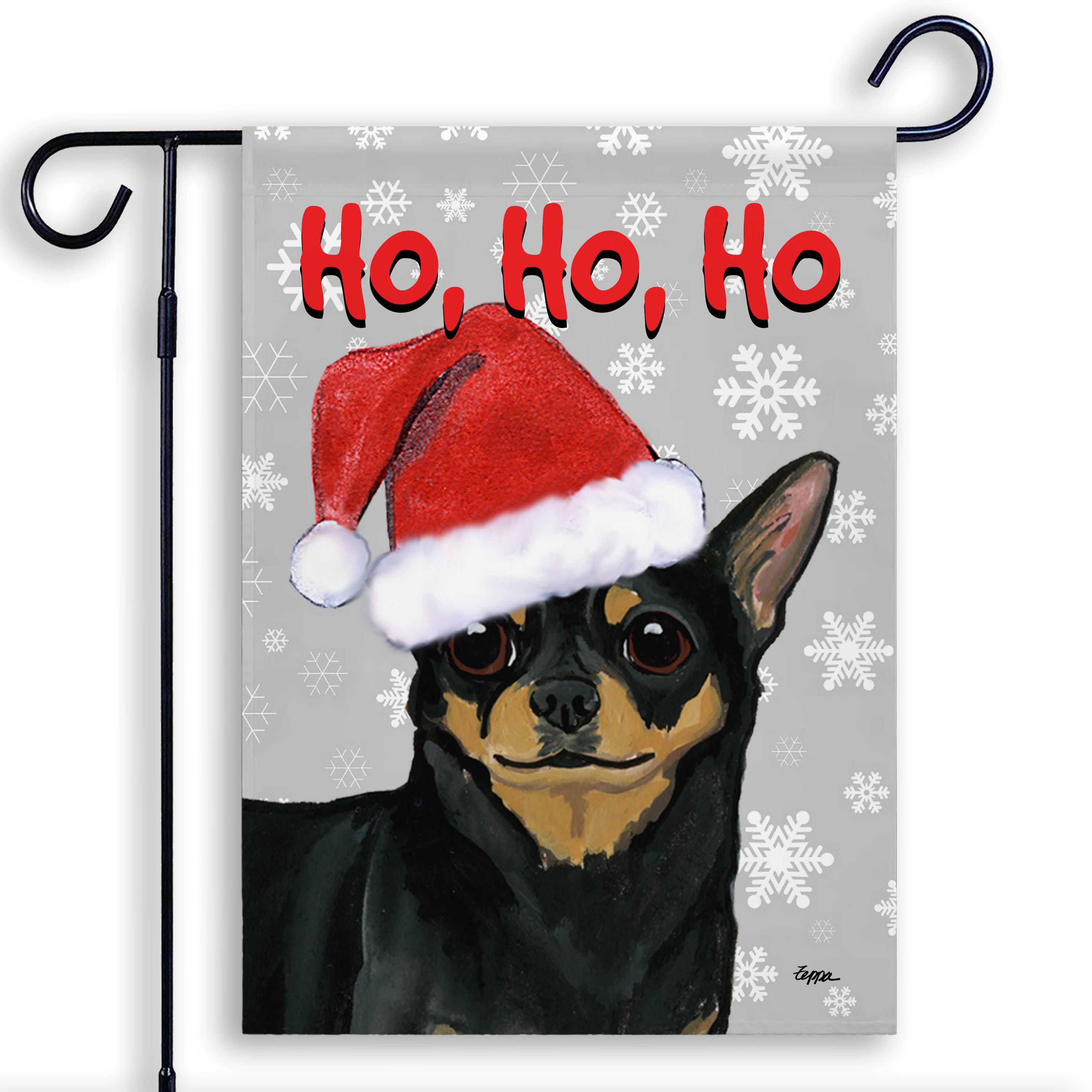 Chihuahua Christmas Garden Flag