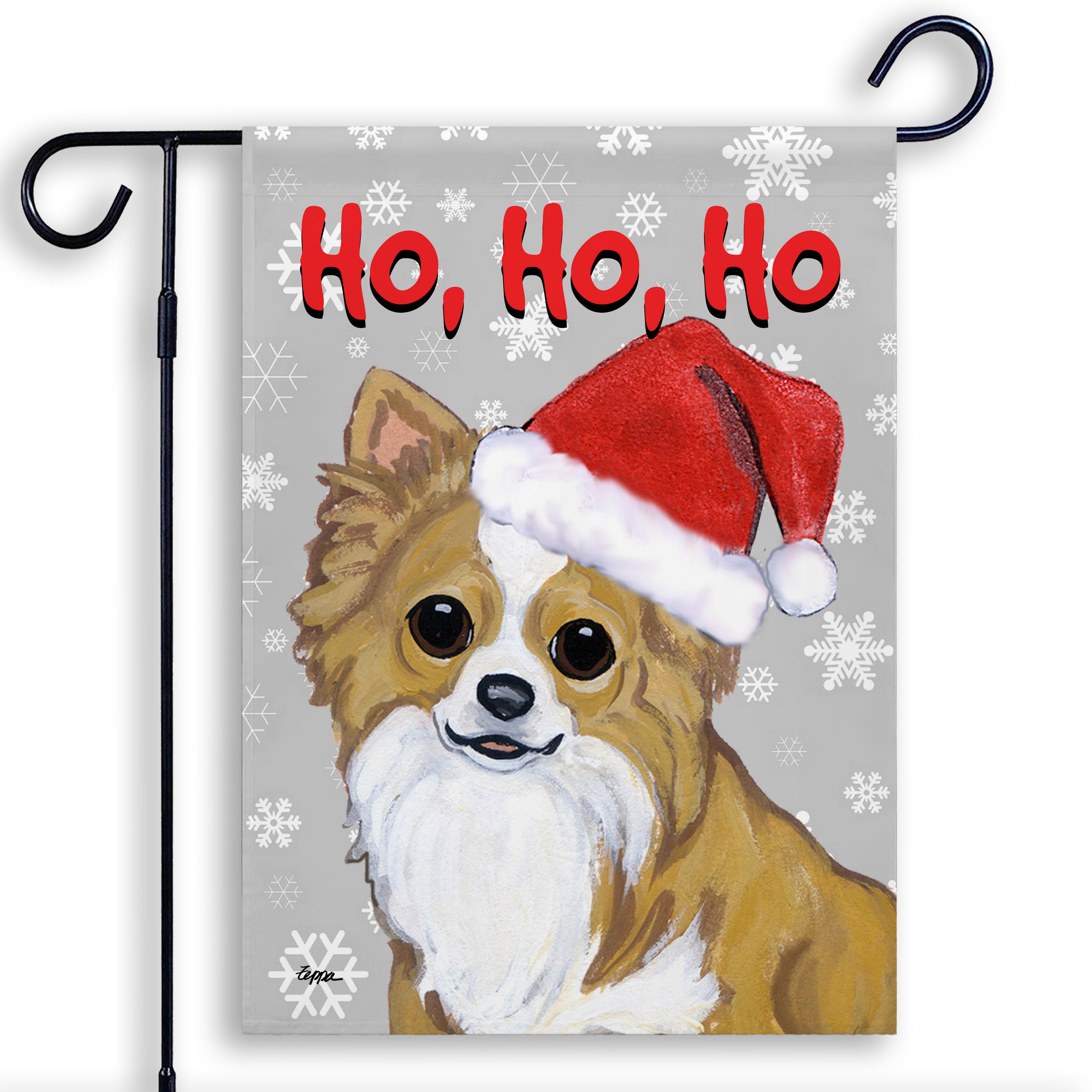 Chihuahua Christmas Garden Flag
