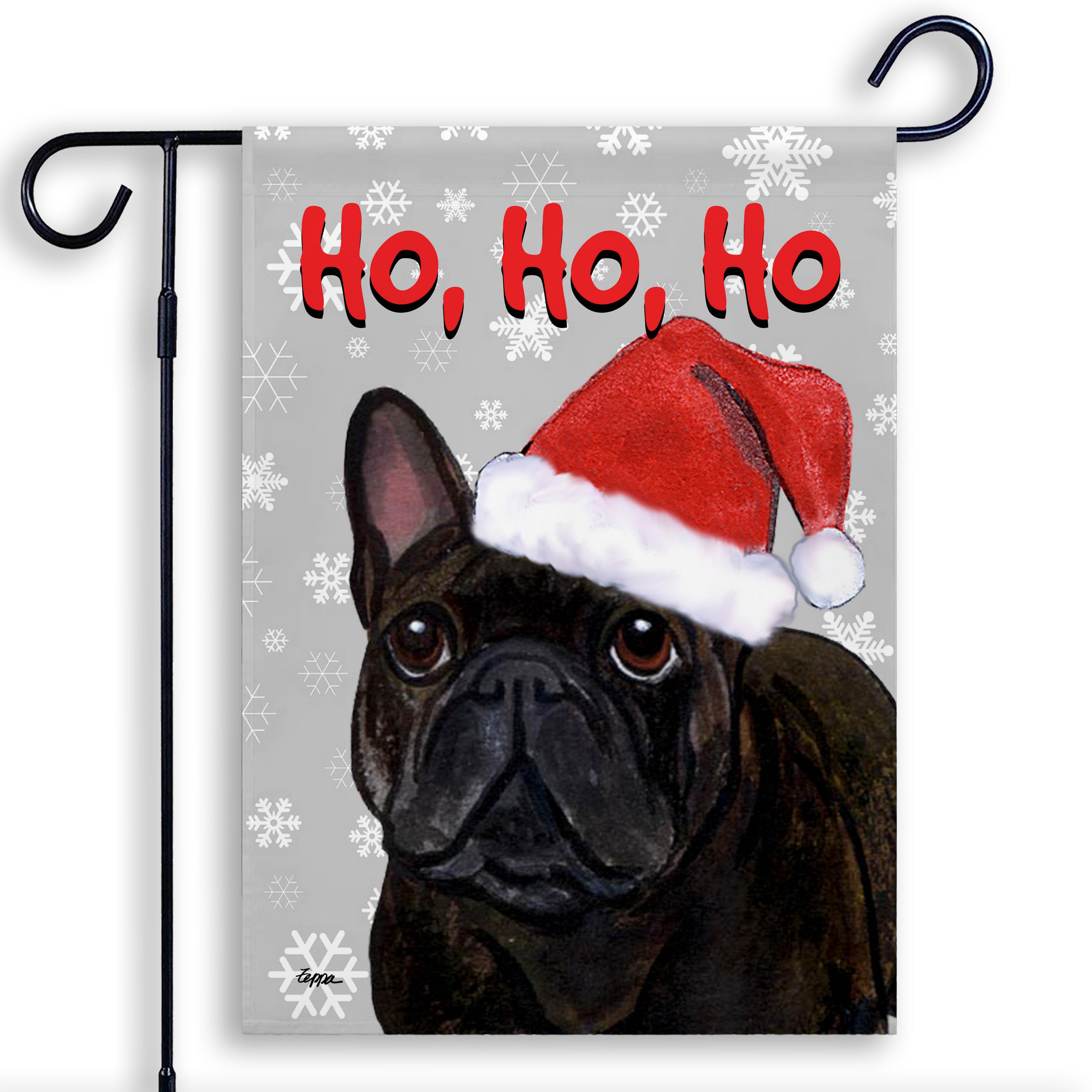 French Bulldog Christmas Garden Flag