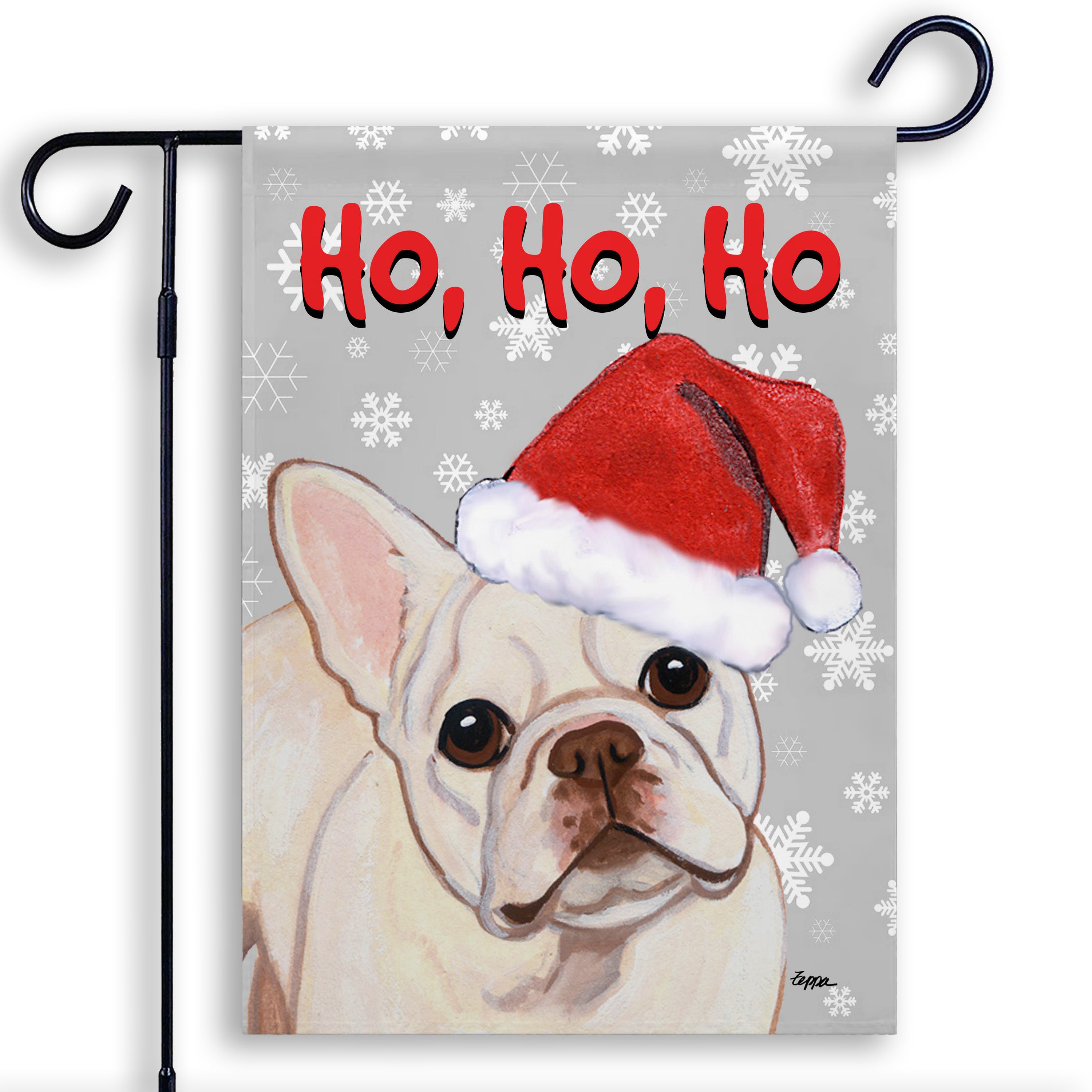 French Bulldog Christmas Garden Flag