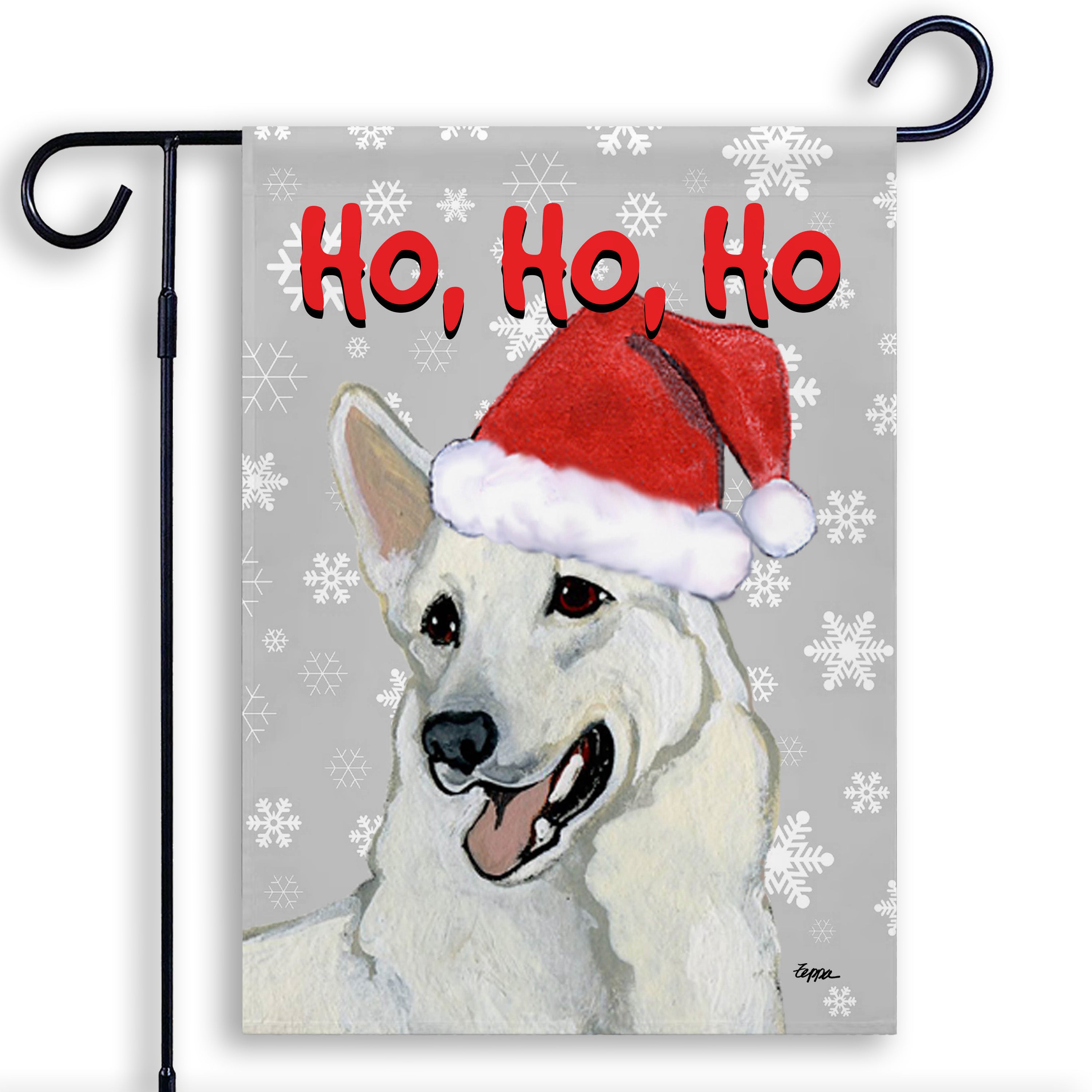 German Shepherd Christmas Garden Flag