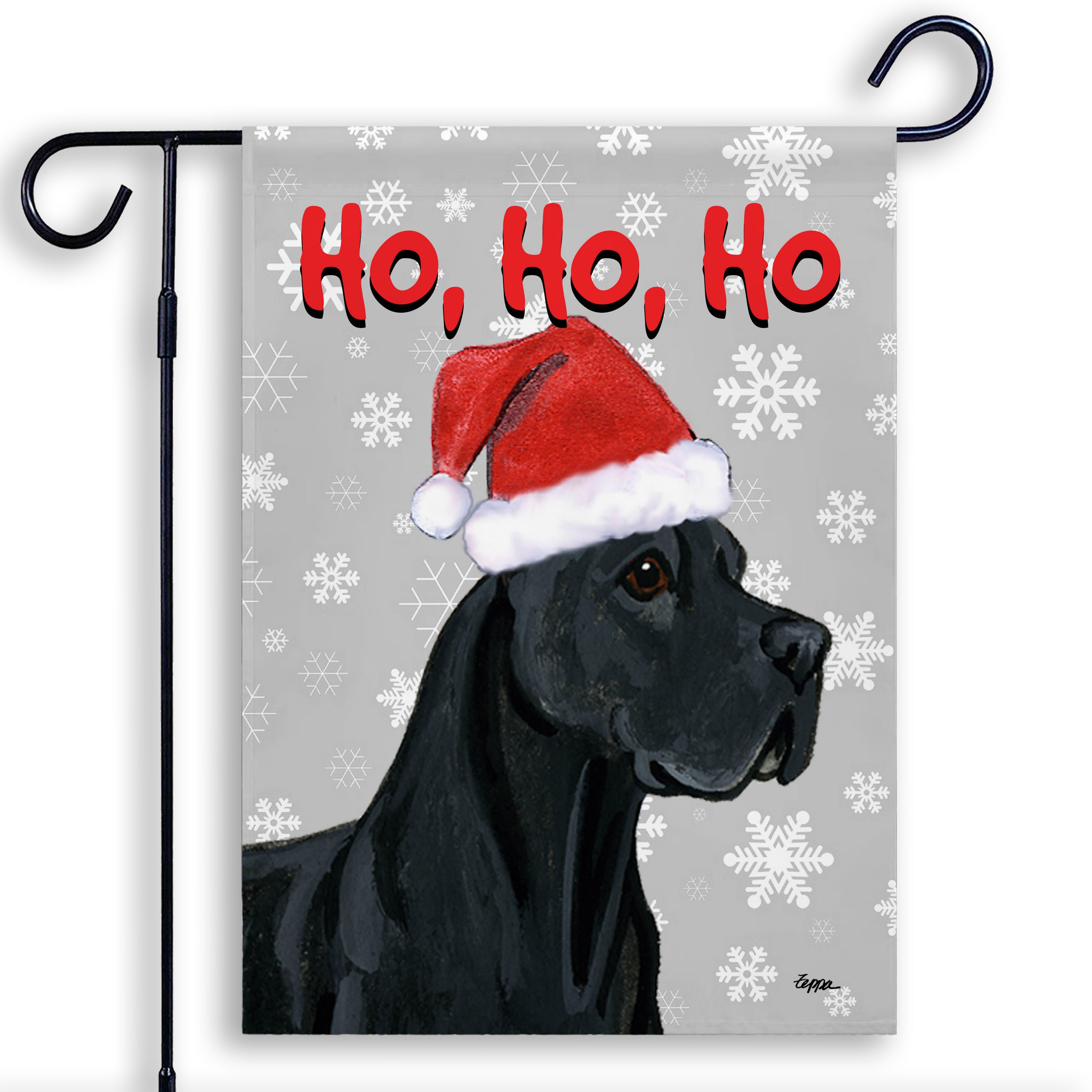 Great Dane Christmas Garden Flag