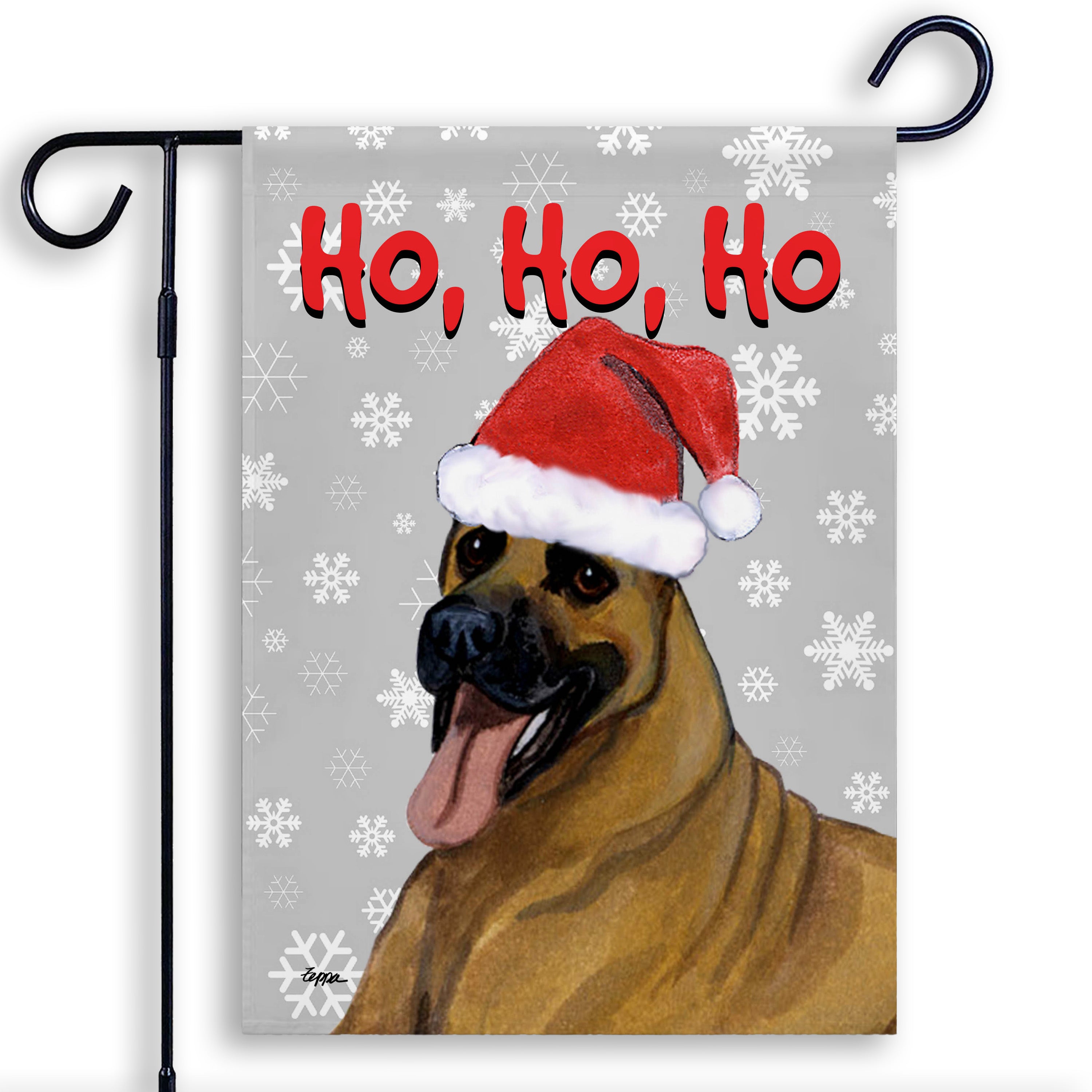 Great Dane Christmas Garden Flag