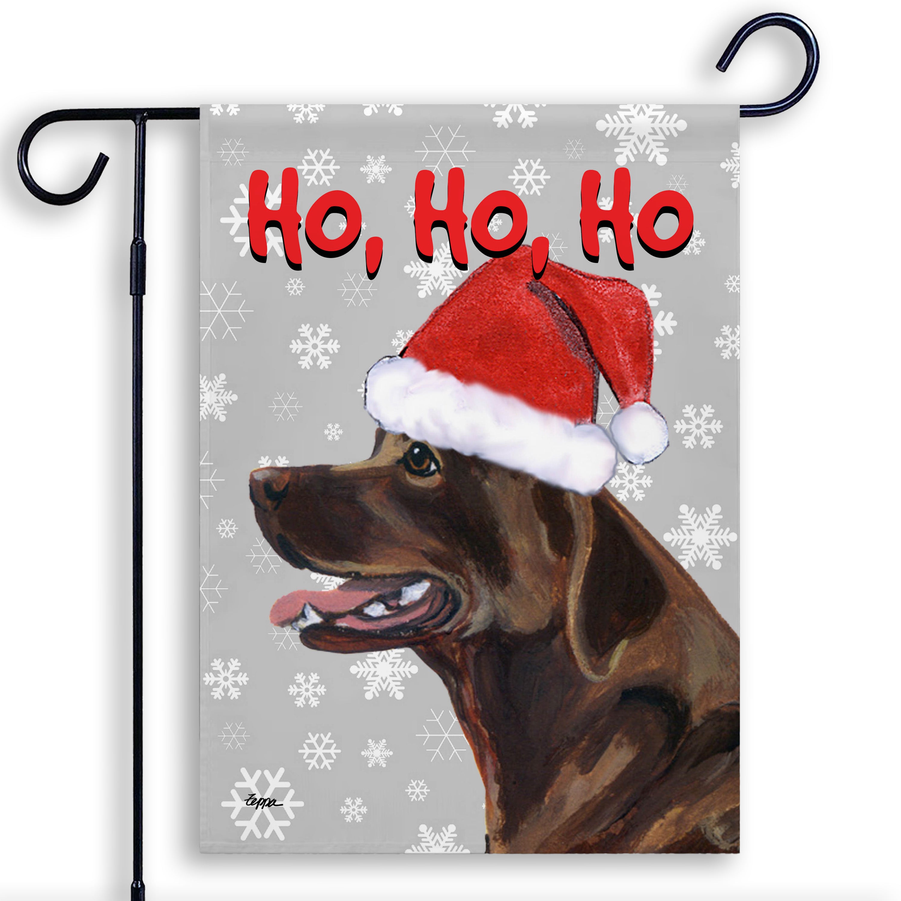 Labrador Retriever Christmas Garden Flag