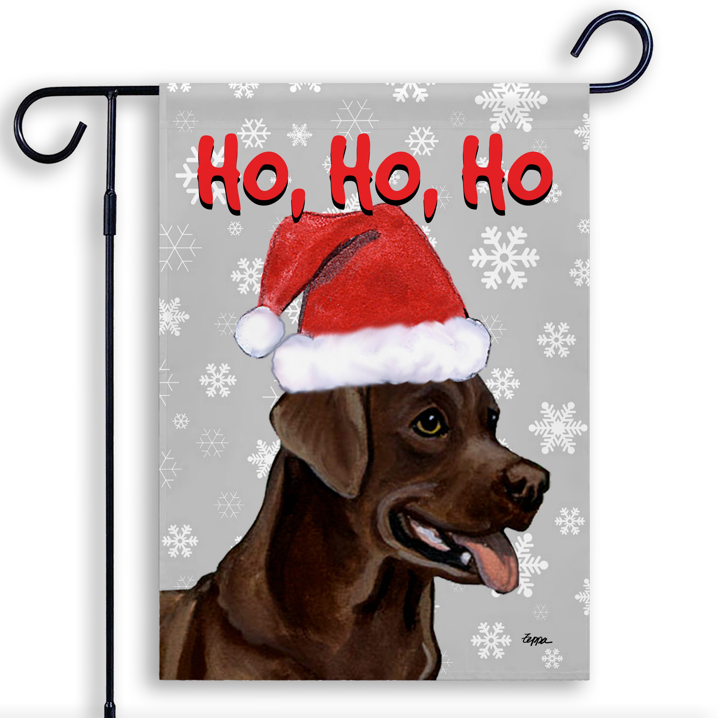 Labrador Retriever Christmas Garden Flag