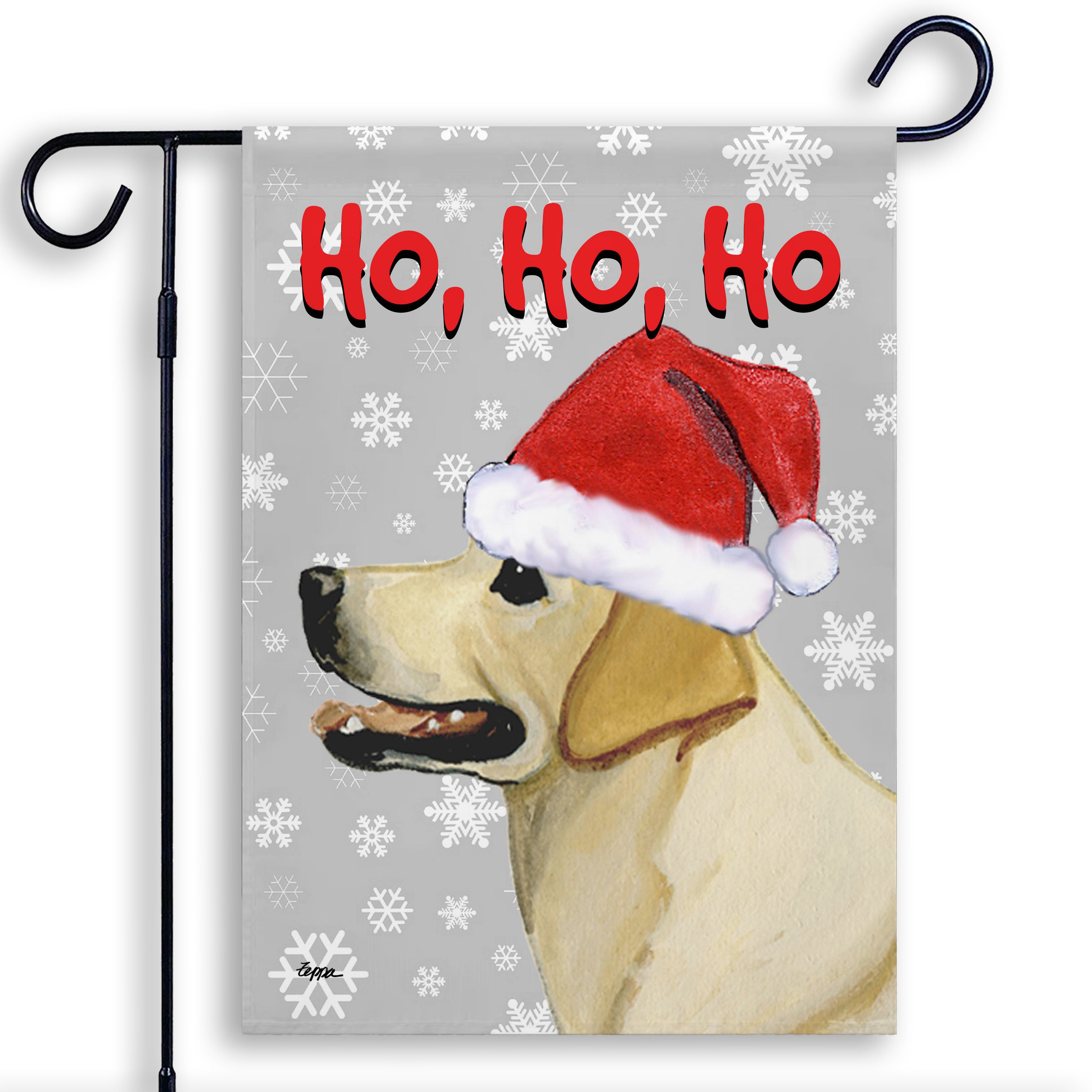 Labrador Retriever Christmas Garden Flag