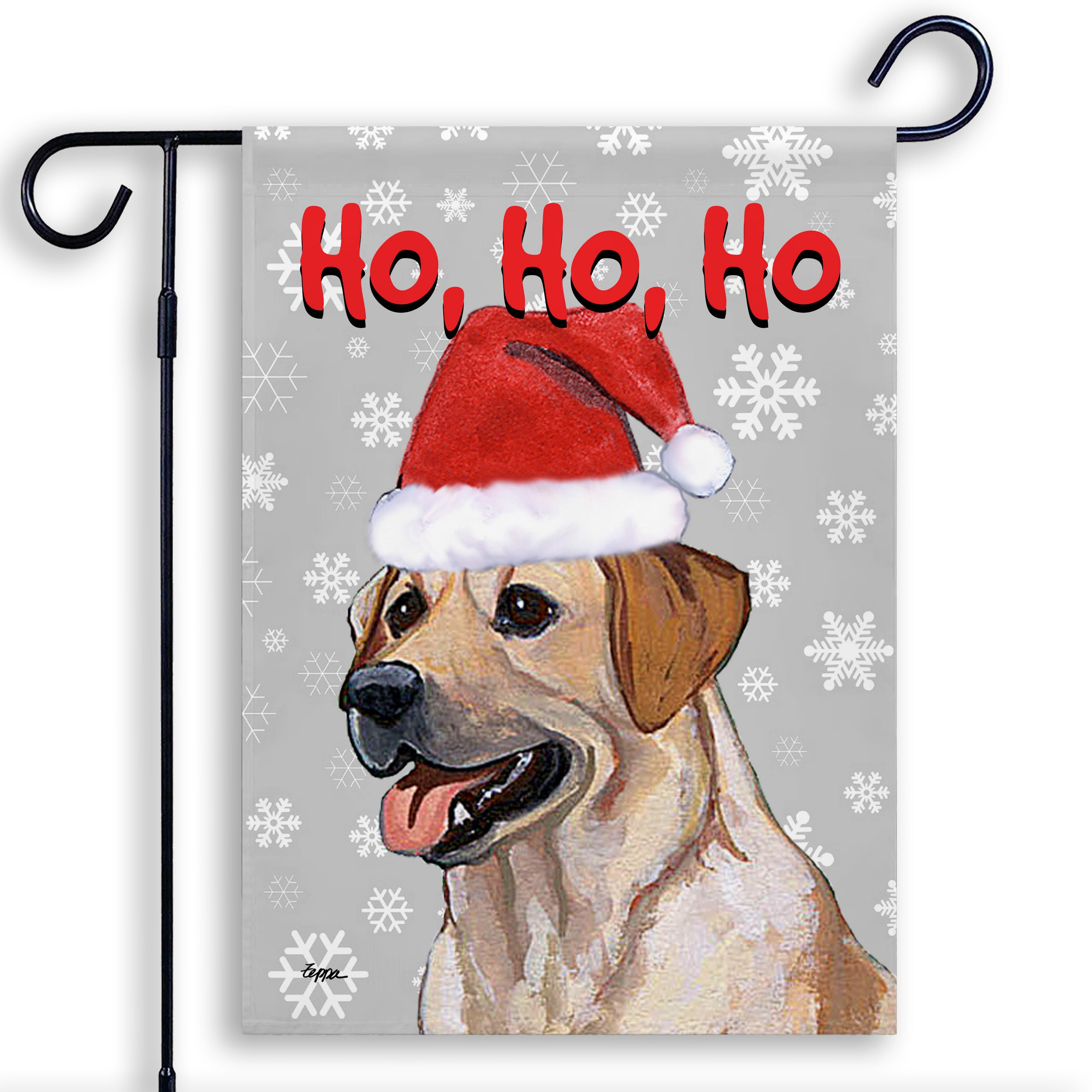 Labrador Retriever Christmas Garden Flag