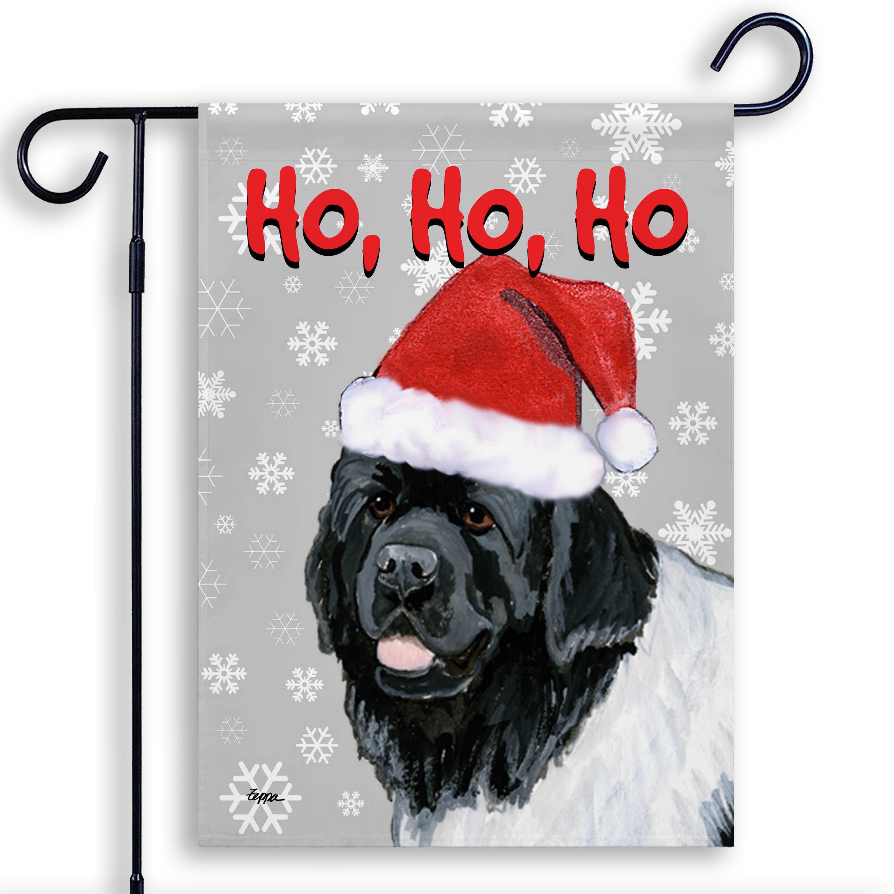 Newfoundland Christmas Garden Flag