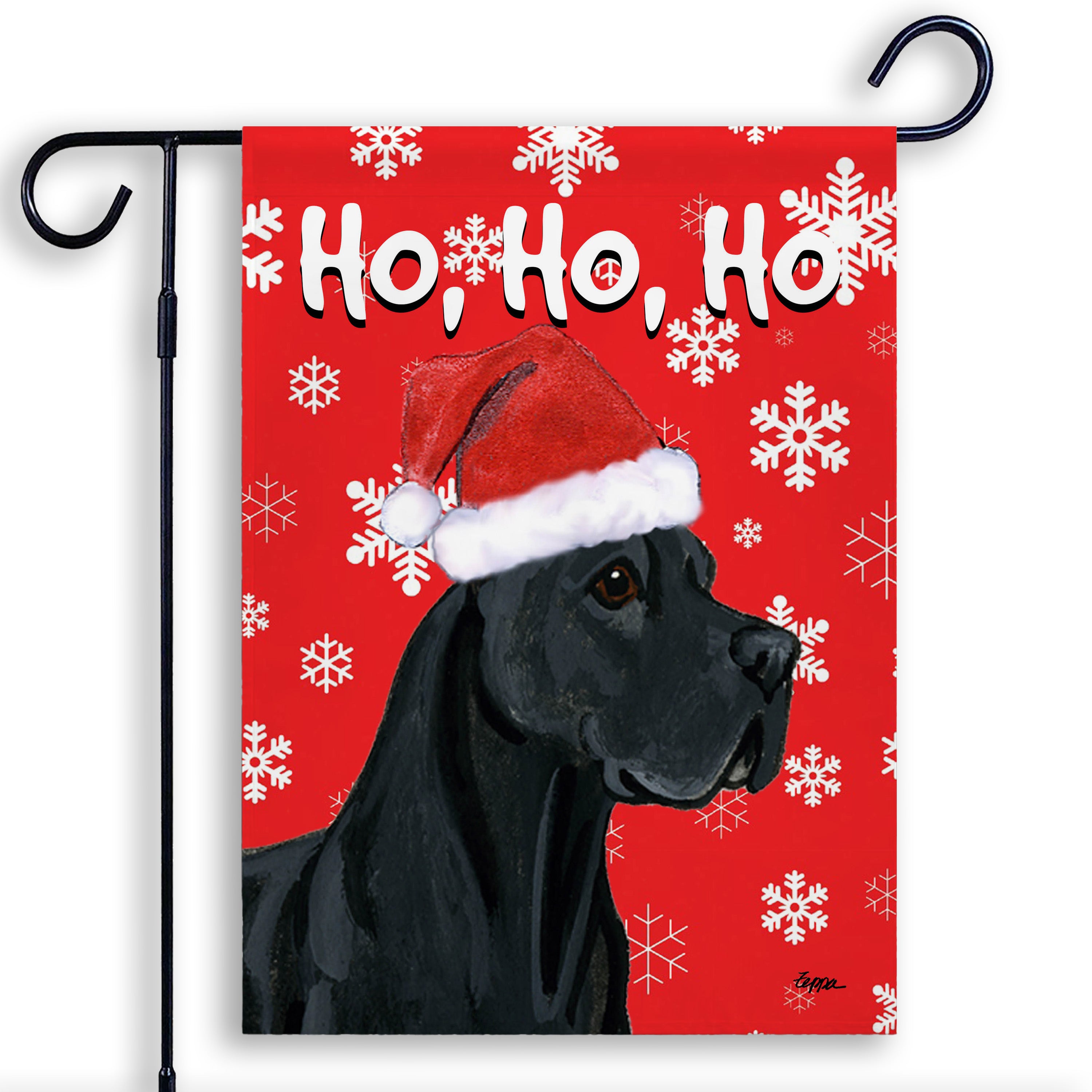 Great Dane Christmas Garden Flag