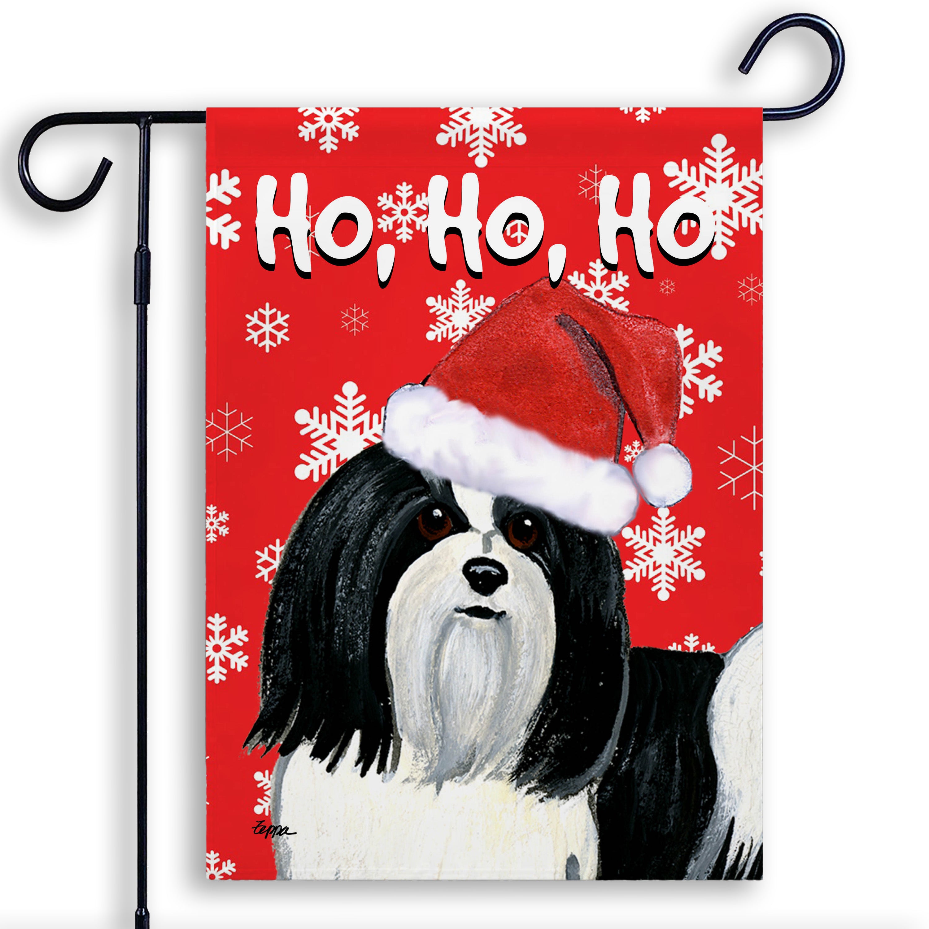 Havanese Christmas Garden Flag