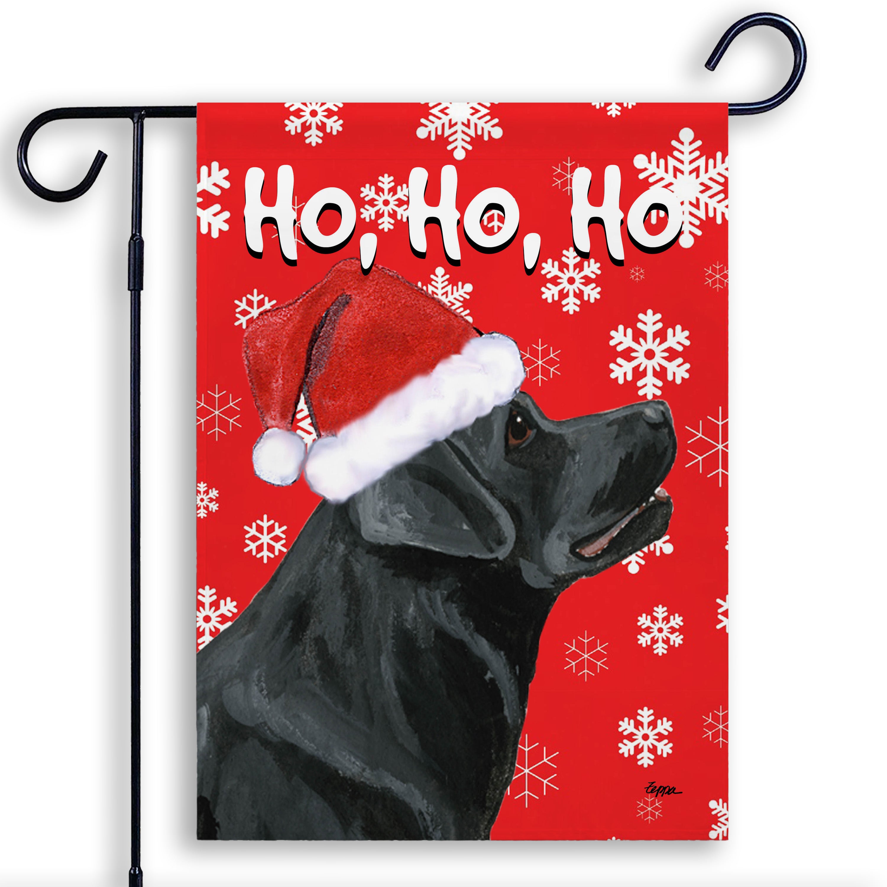 Labrador Retriever Christmas Garden Flag