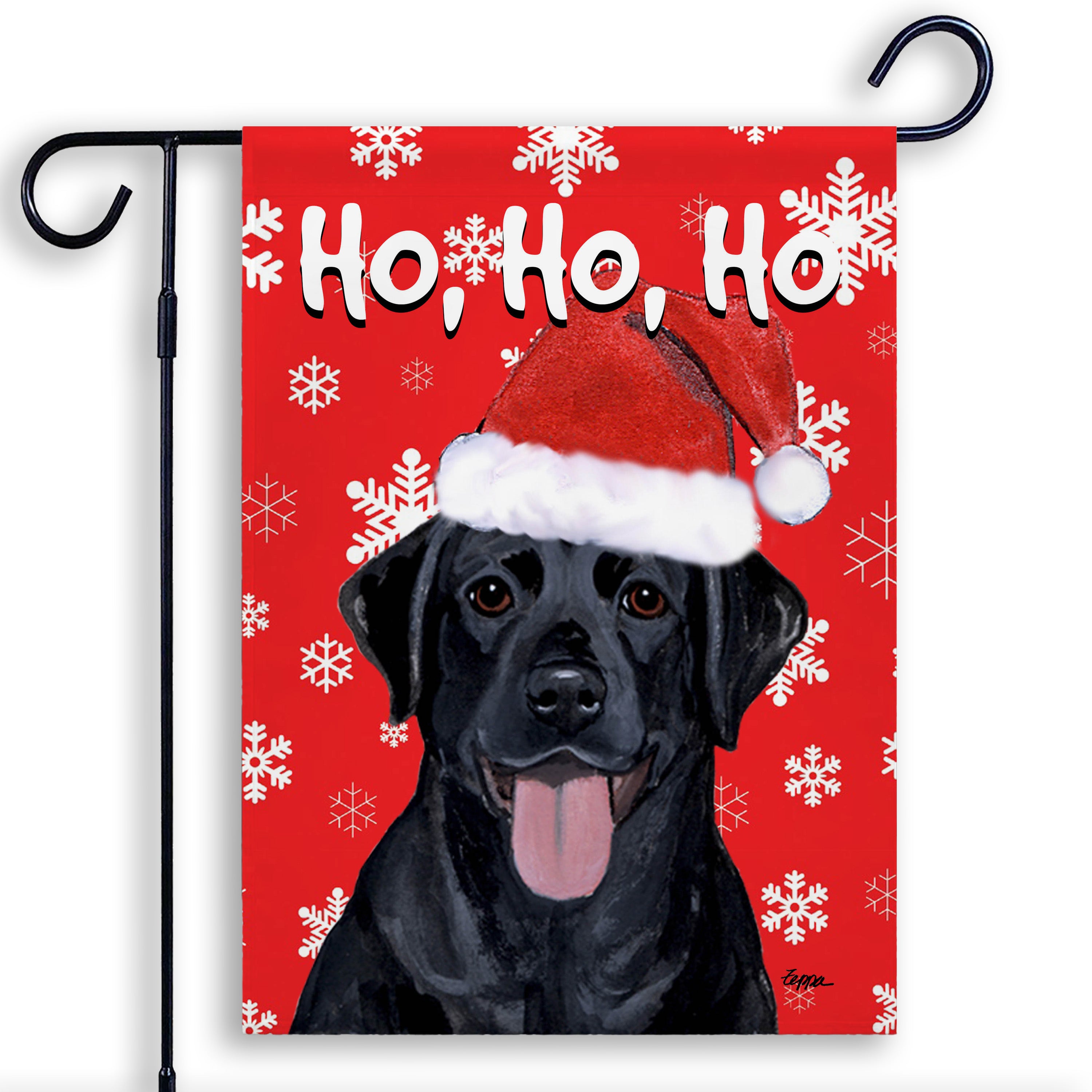 Labrador Retriever Christmas Garden Flag