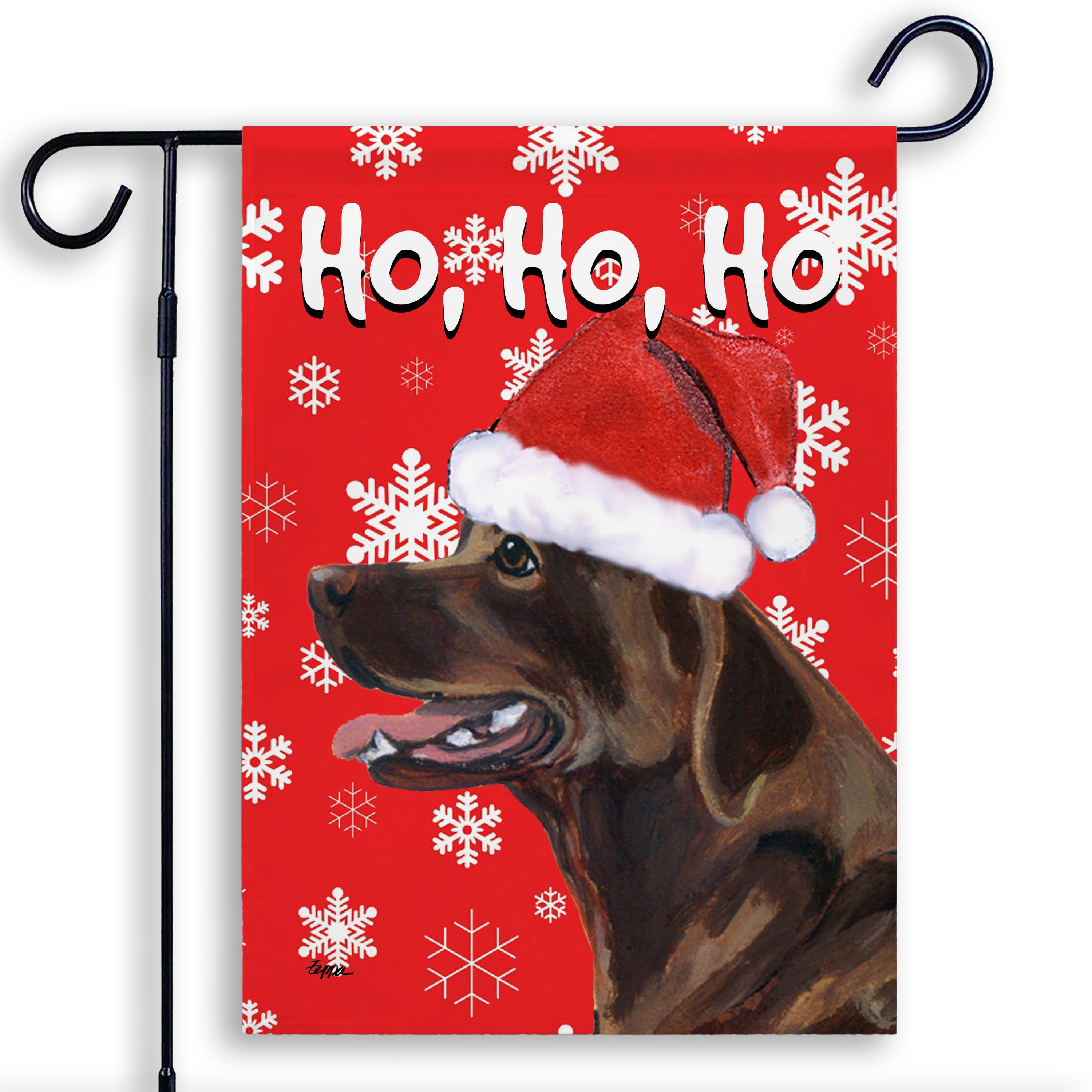 Labrador Retriever Christmas Garden Flag