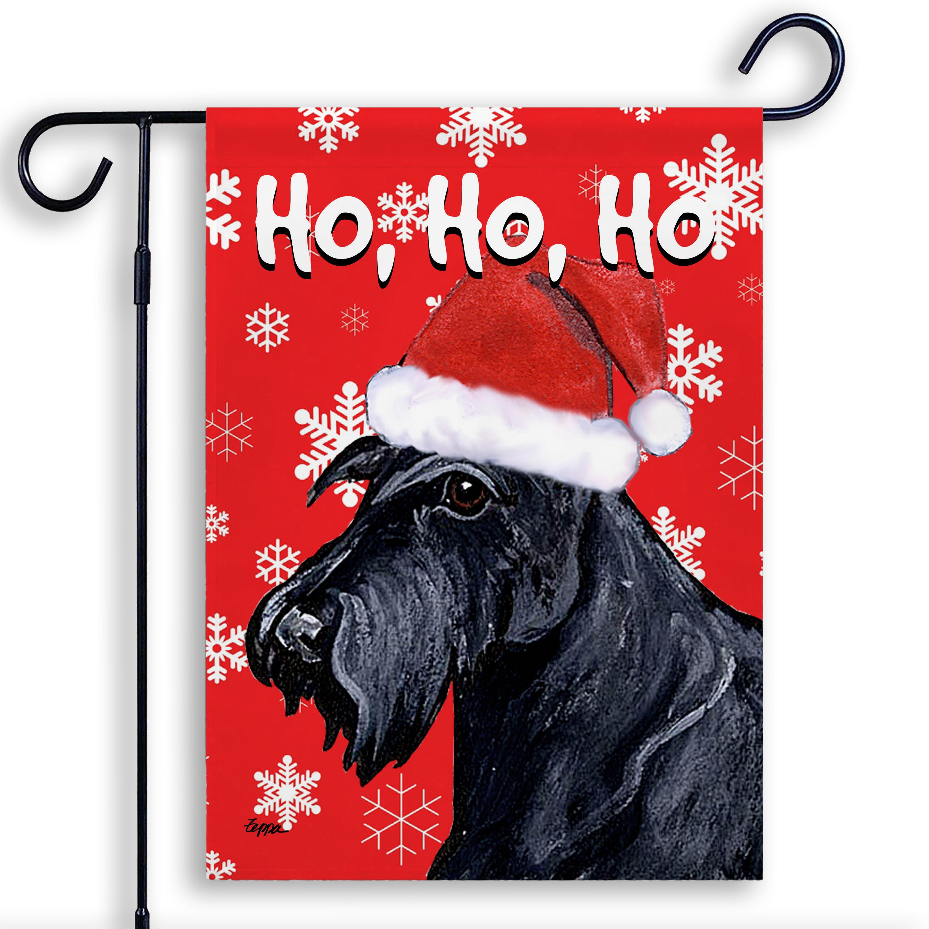 Scottish Terrier Christmas Garden Flag